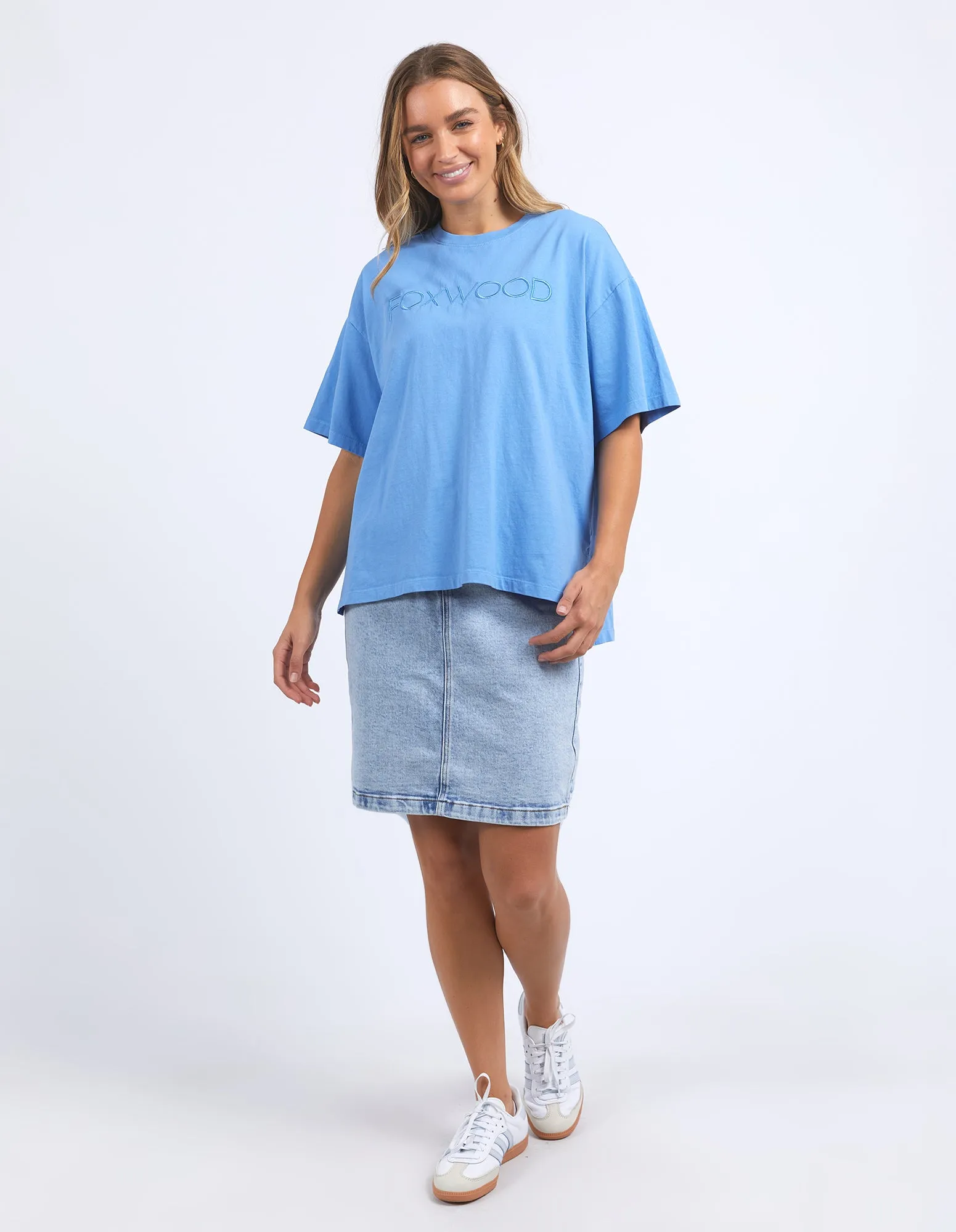 Simplified Tee Blue sold by Foxwood Clothing product image thumbnail 2