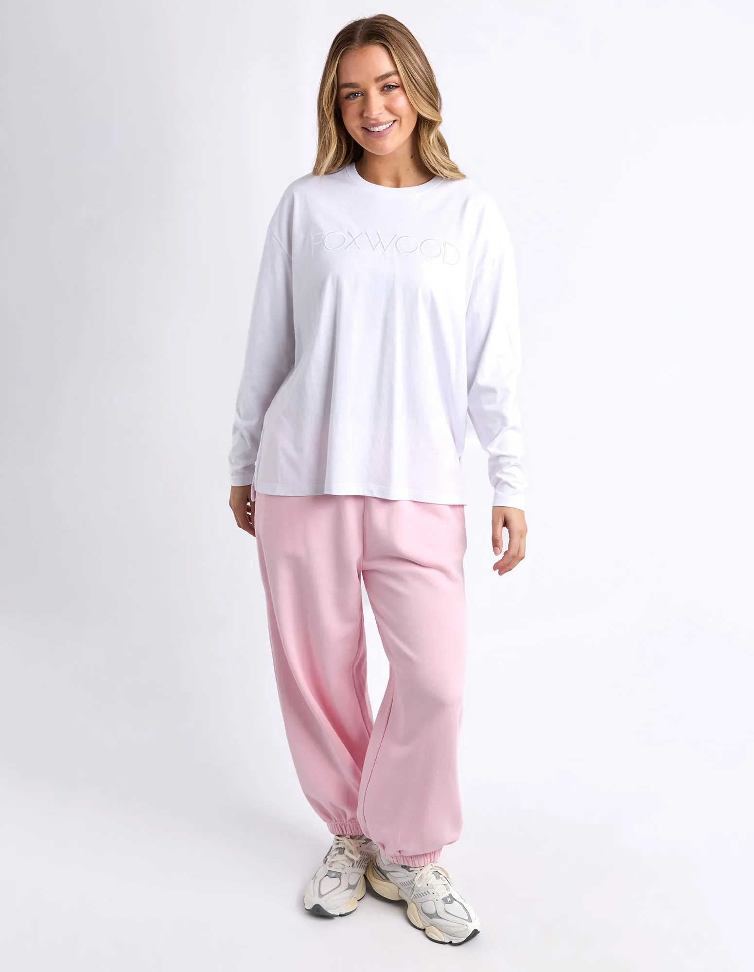 Simplified Long Sleeve Tee White sold by Foxwood Clothing product image thumbnail 2