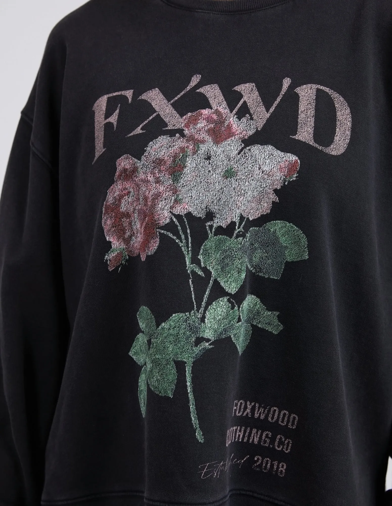 Rosa Crew Washed Black sold by Foxwood Clothing product image thumbnail 5