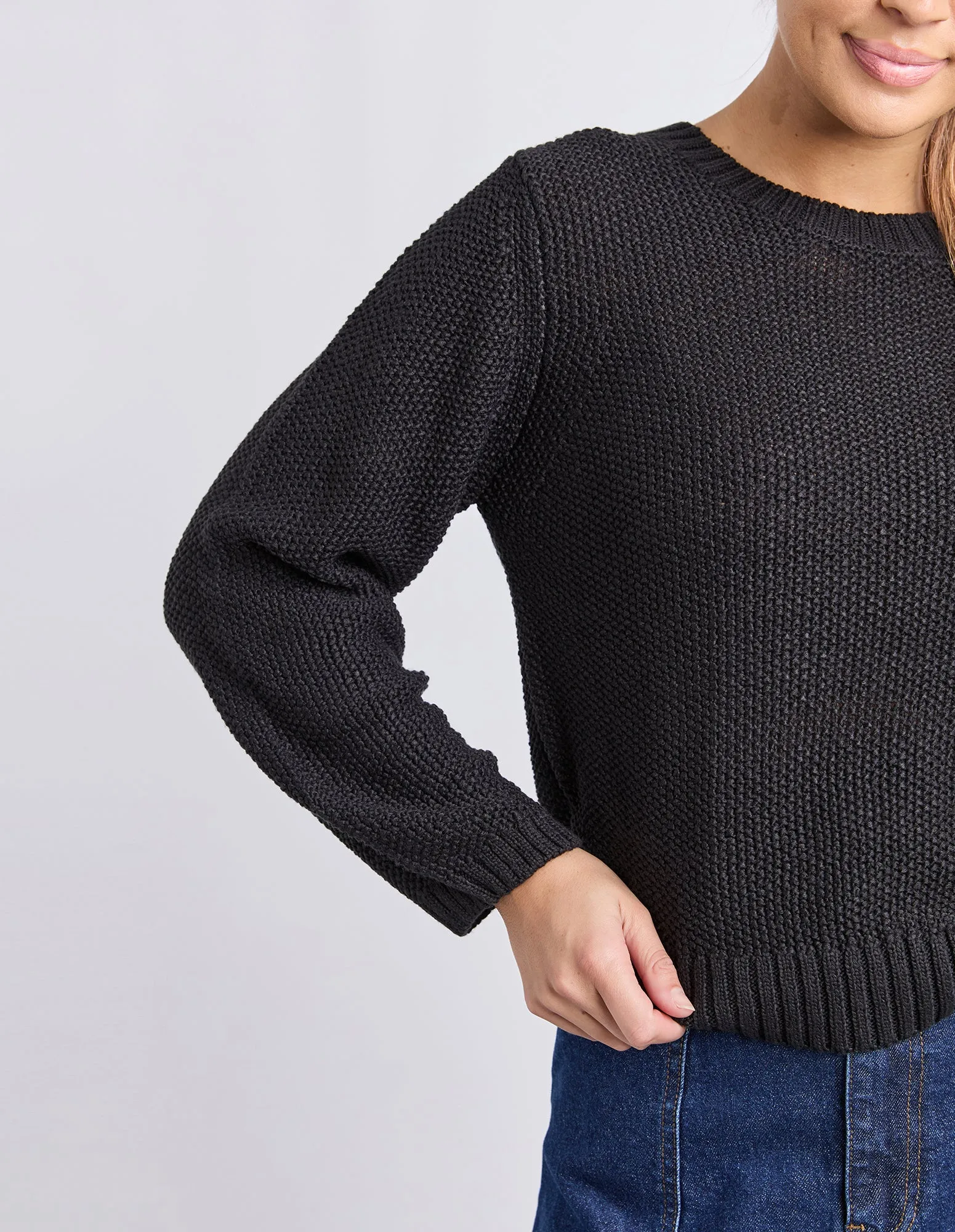 Blair Long Sleeve Knit Black sold by Foxwood Clothing product image thumbnail 5