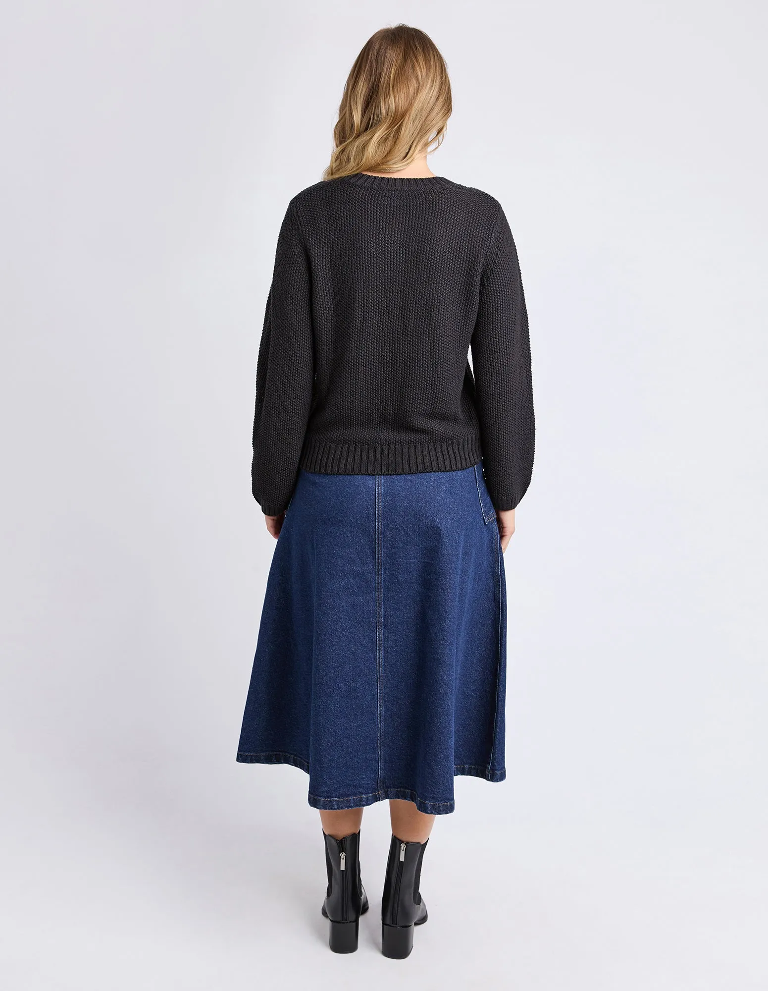Blair Long Sleeve Knit Black sold by Foxwood Clothing product image thumbnail 3