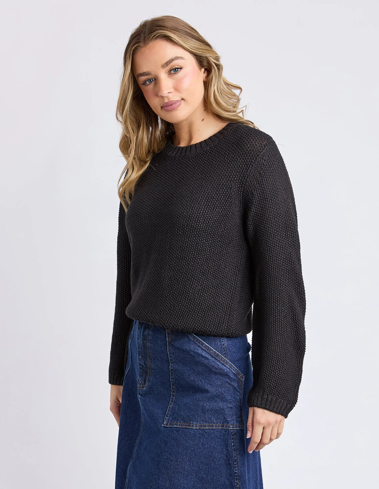 Blair Long Sleeve Knit Black sold by Foxwood Clothing product image thumbnail 4