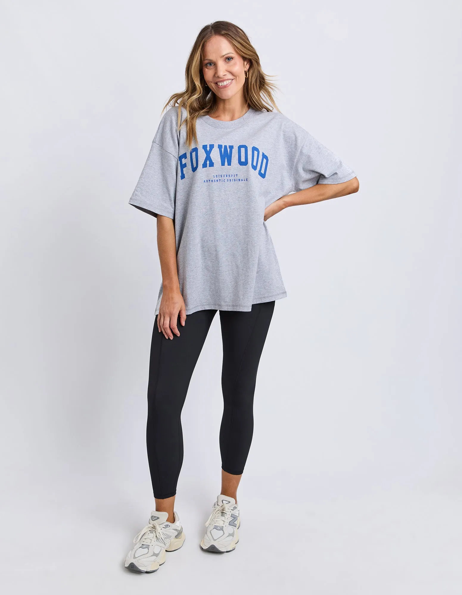 Interval Tee Grey Marle/Blue sold by Foxwood Clothing product image thumbnail 2