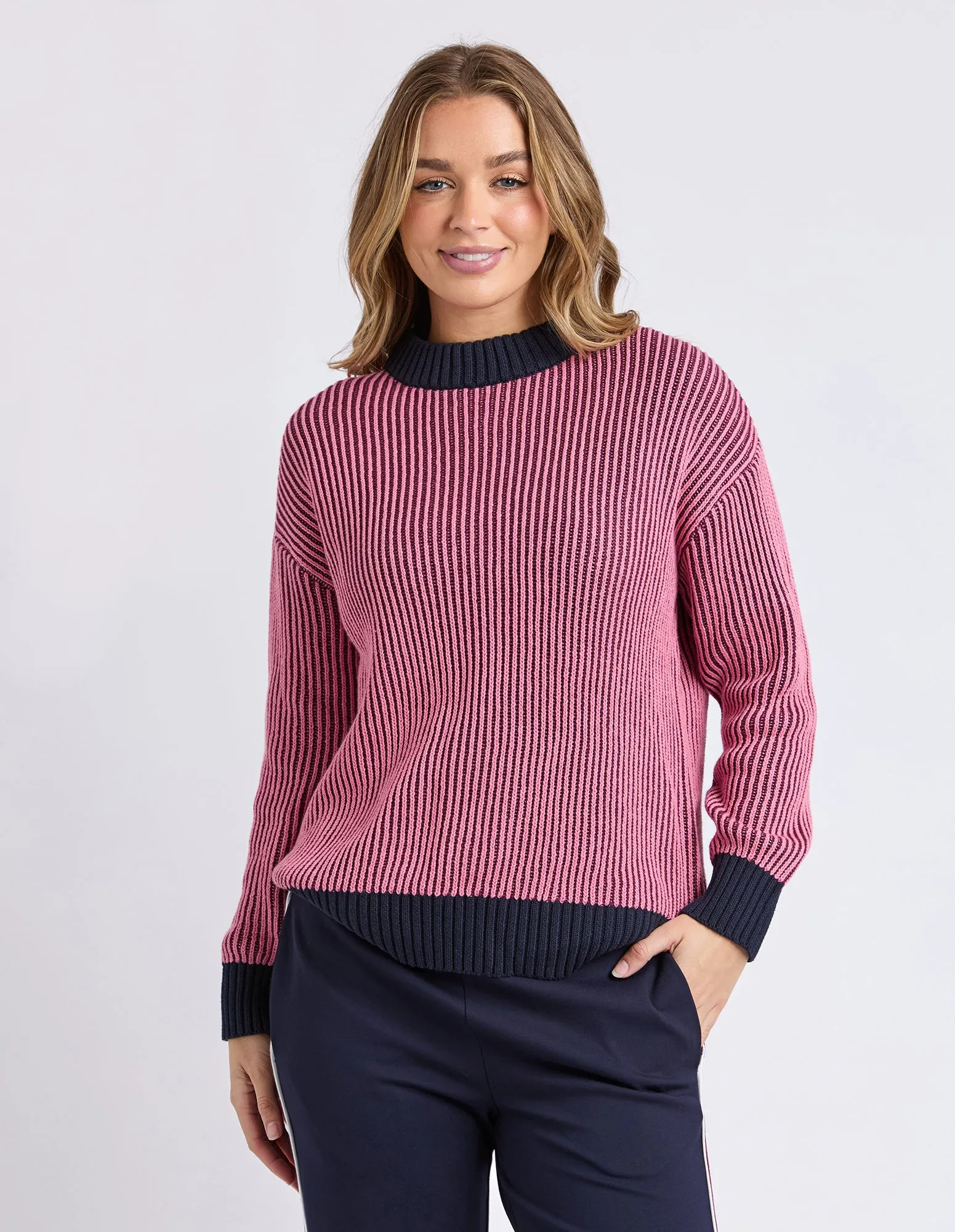 Luella Crew Knit Windsor Wine sold by Foxwood Clothing product image thumbnail 2