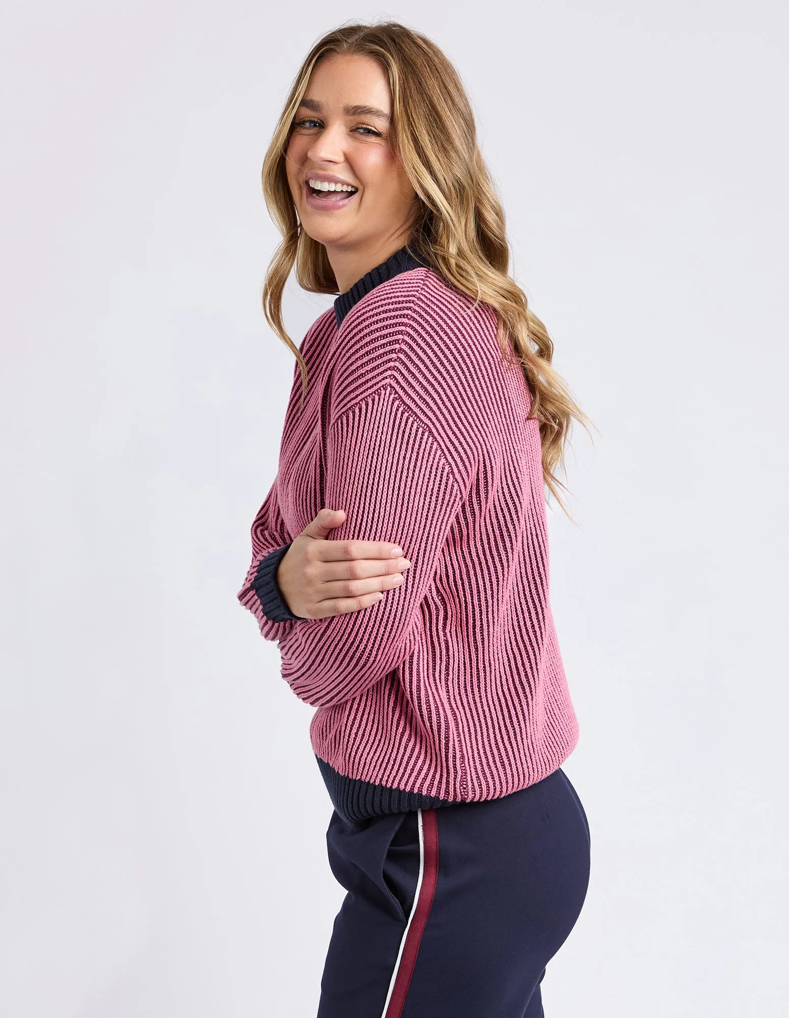 Luella Crew Knit Windsor Wine sold by Foxwood Clothing product image thumbnail 5