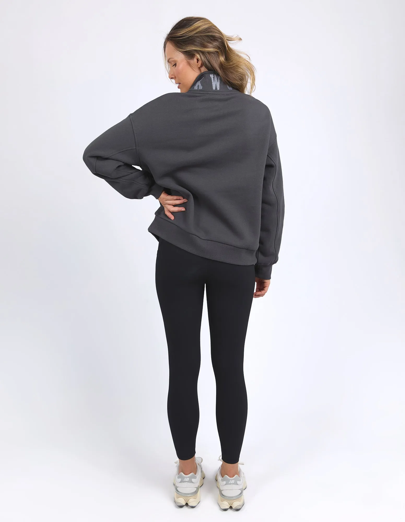 College Zip Crew Charcoal sold by Foxwood Clothing product image thumbnail 3