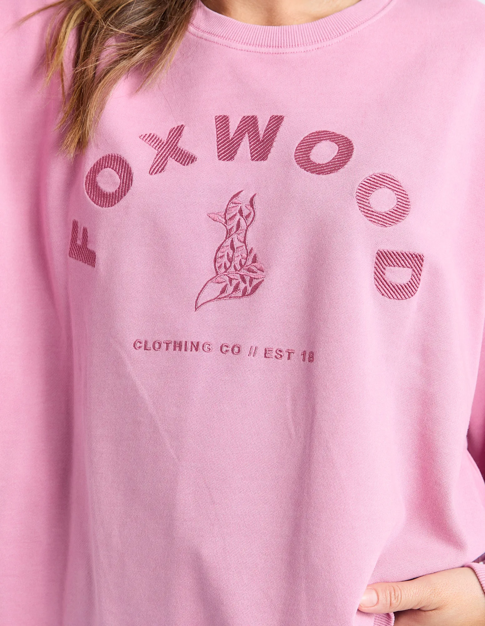 Effortless Crew Rose Pink sold by Foxwood Clothing product image thumbnail 5