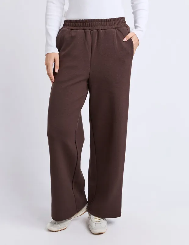 Harper Track Pant Coffee Bean made by Foxwood Clothing