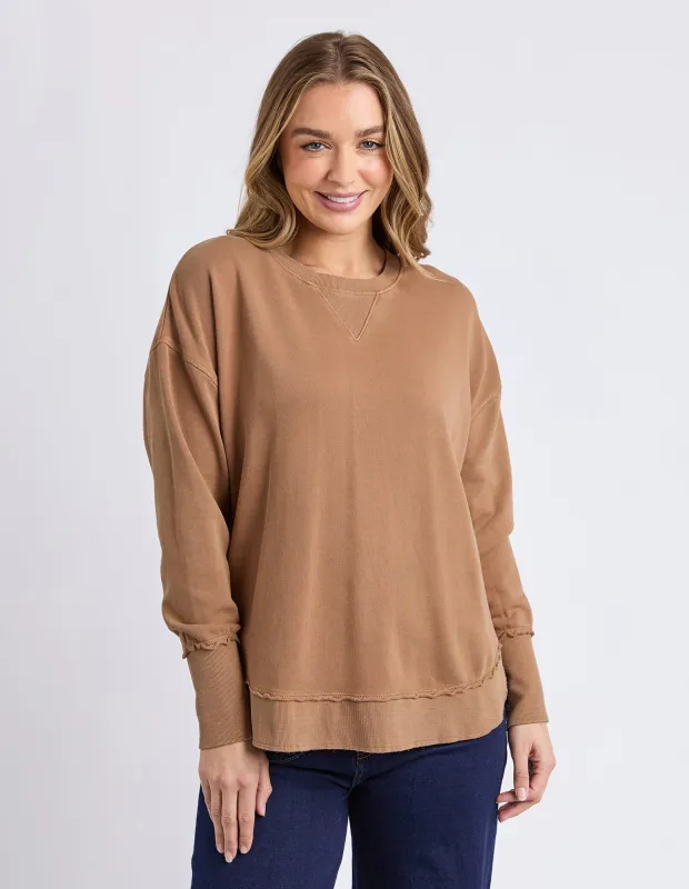Delilah Crew Toasted Coconut made by Foxwood Clothing