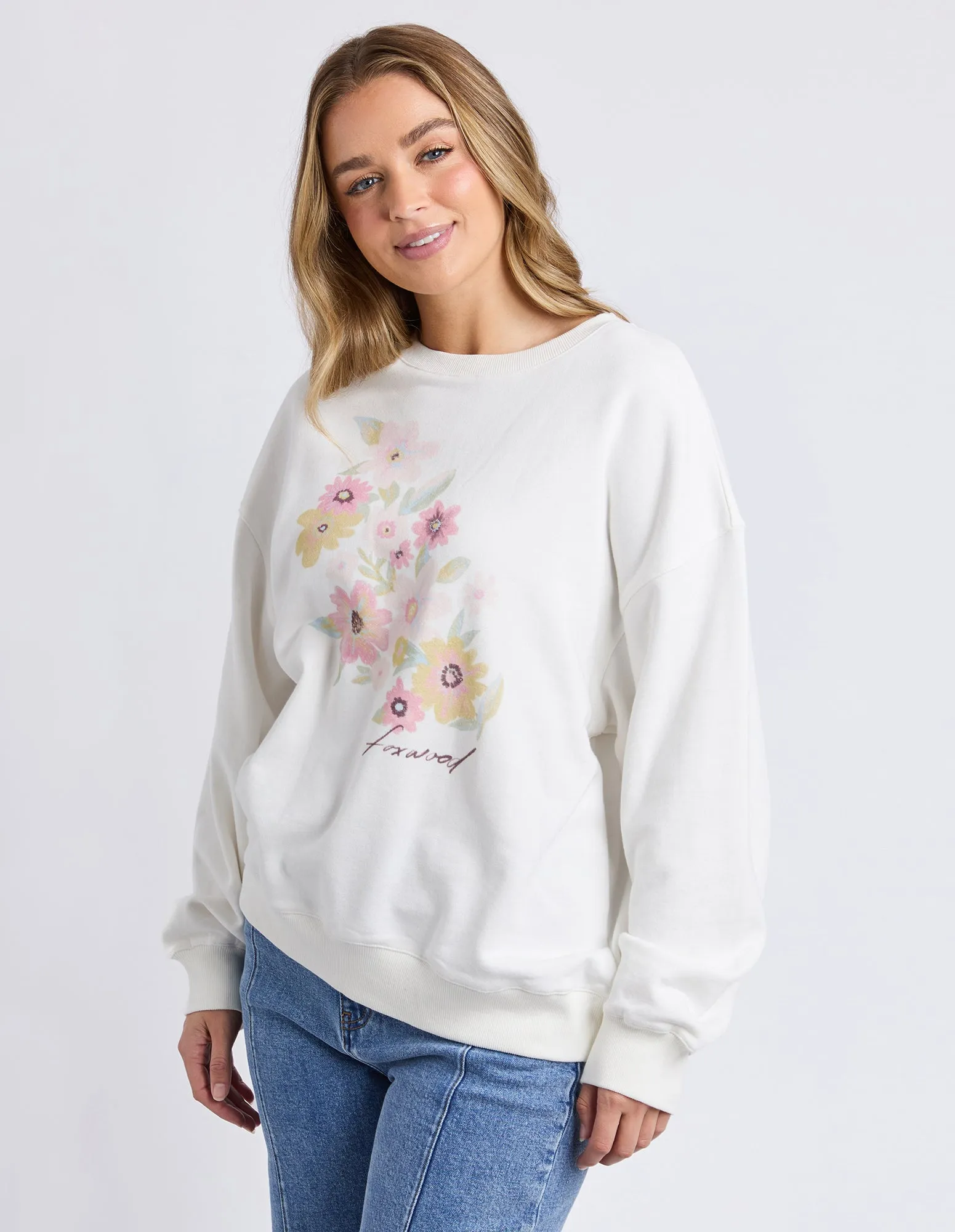Beyond Oversized Crew Vintage White sold by Foxwood Clothing product image thumbnail 4