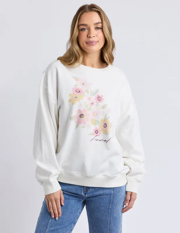 Beyond Crew Vintage White made by Foxwood Clothing
