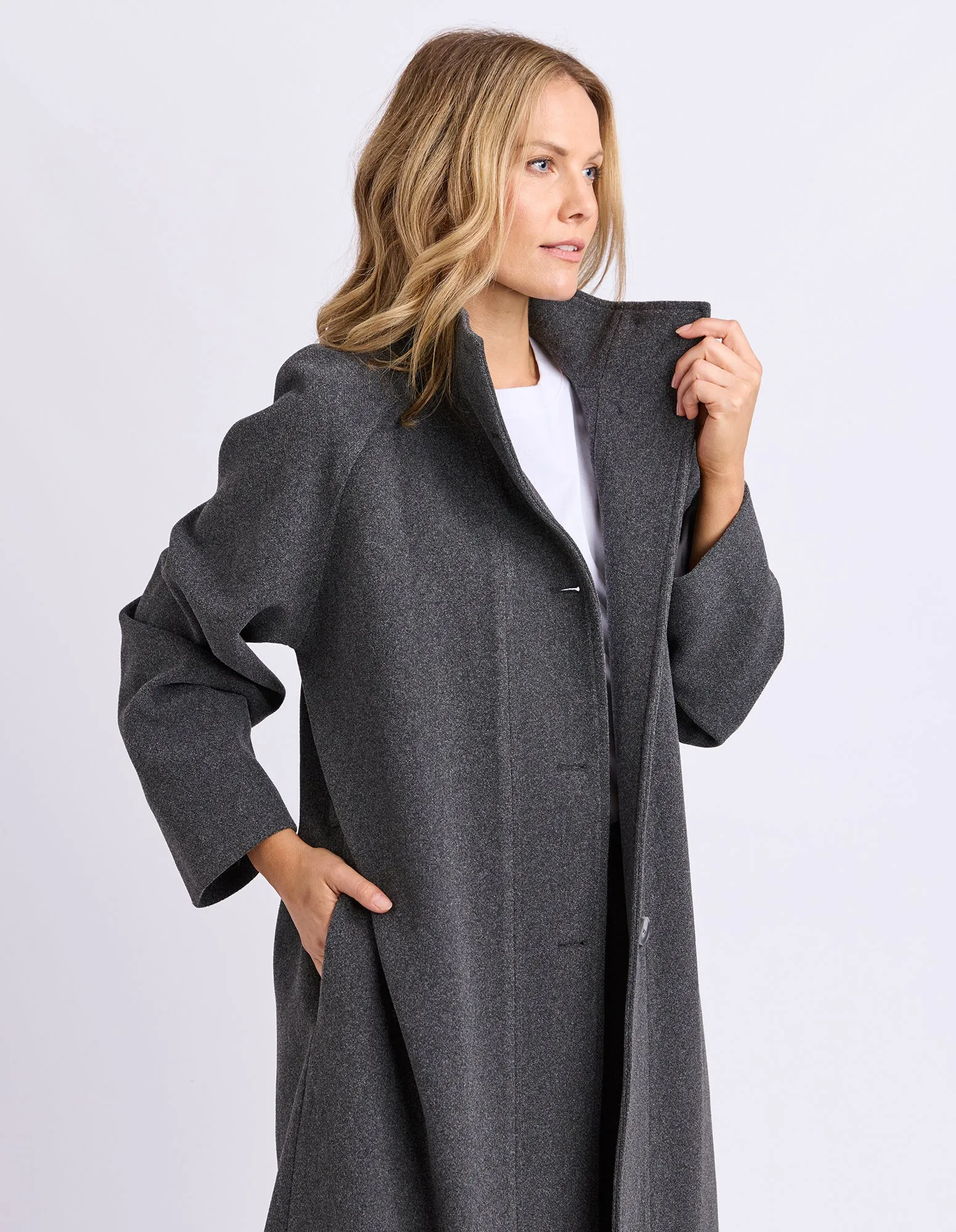 Fermont Coat Charcoal sold by Foxwood Clothing product image thumbnail 4