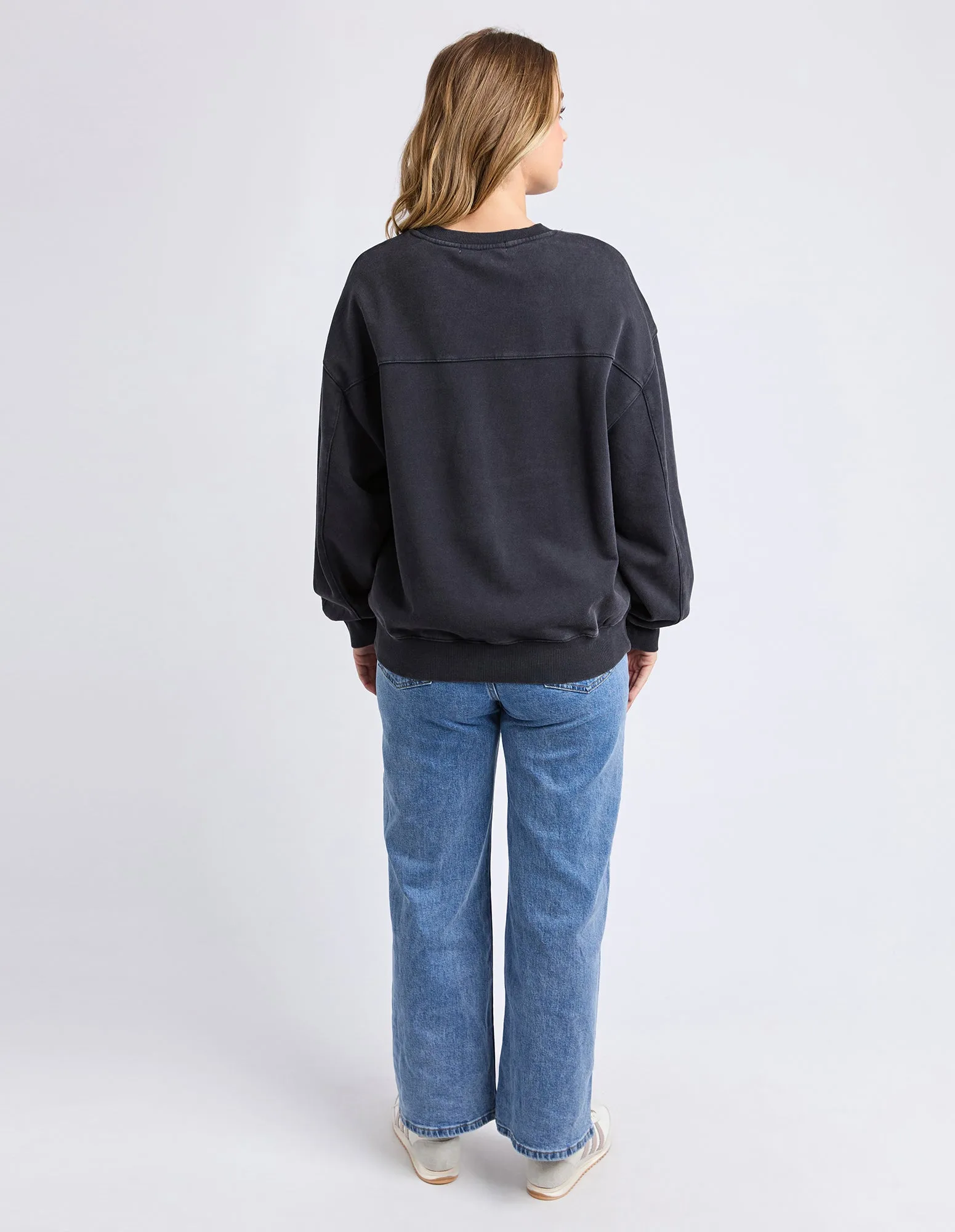 Floret Oversized Crew Black sold by Foxwood Clothing product image thumbnail 3