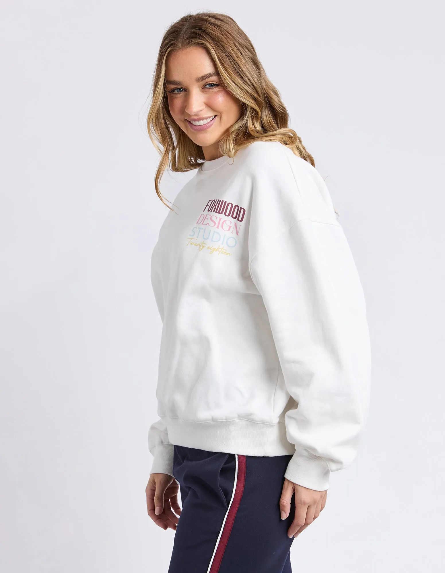 Tranquil Oversized Crew Vintage White sold by Foxwood Clothing product image thumbnail 5