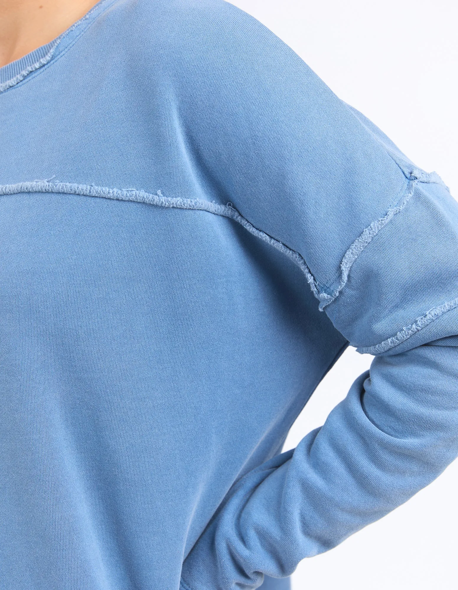 Jayne Throw On Fleece Coronet Blue sold by Foxwood Clothing product image thumbnail 5