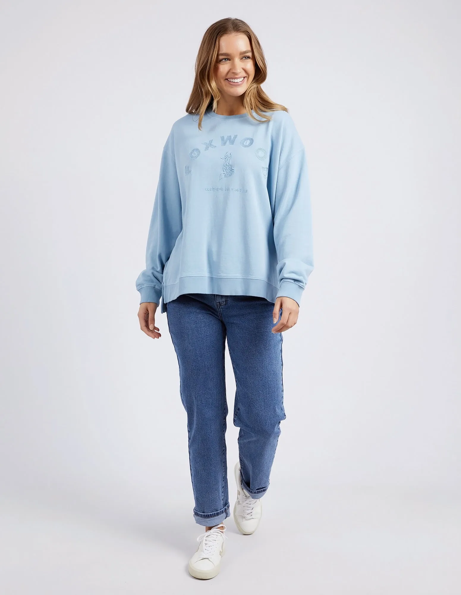 Effortless Crew Dusk Blue sold by Foxwood Clothing product image thumbnail 2