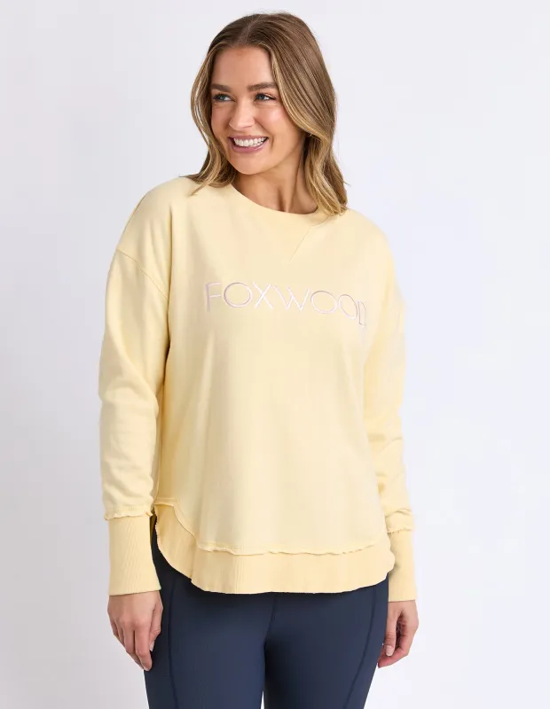 Simplified Metallic Crew Lemon made by Foxwood Clothing