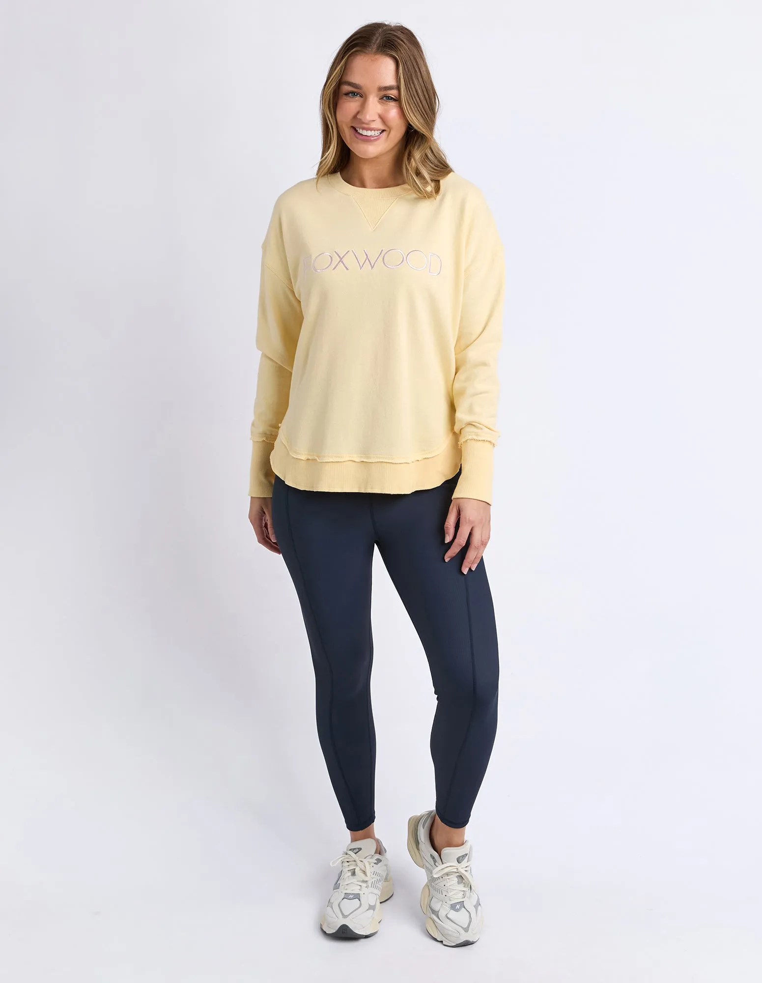 Simplified Metallic Crew Lemon sold by Foxwood Clothing product image thumbnail 2