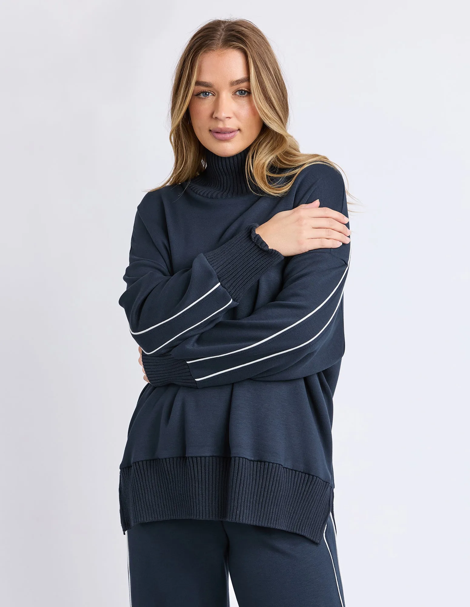 Deluxe Funnel Navy sold by Foxwood Clothing product image thumbnail 2