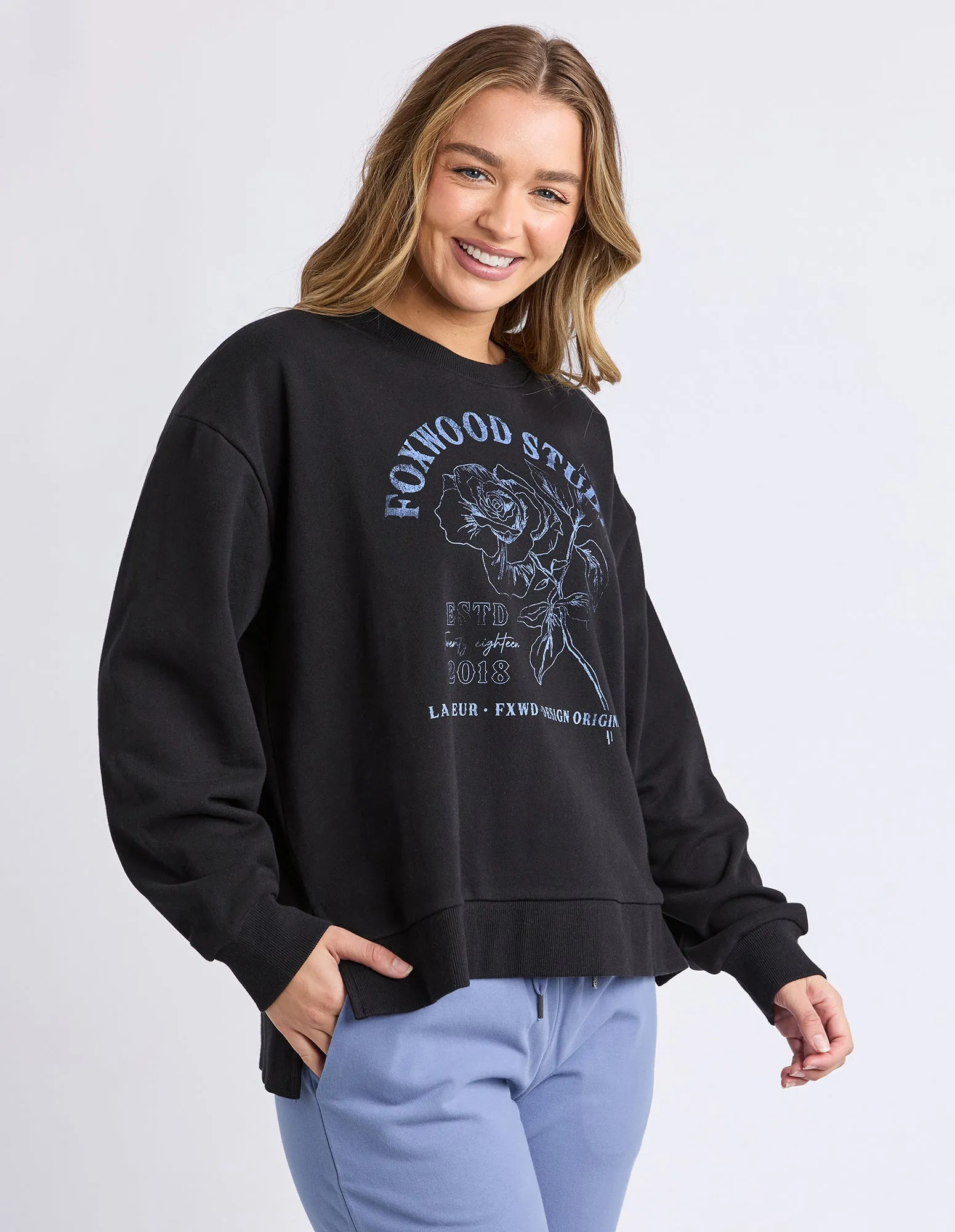 La Fleur Relaxed Crew Black sold by Foxwood Clothing product image thumbnail 5