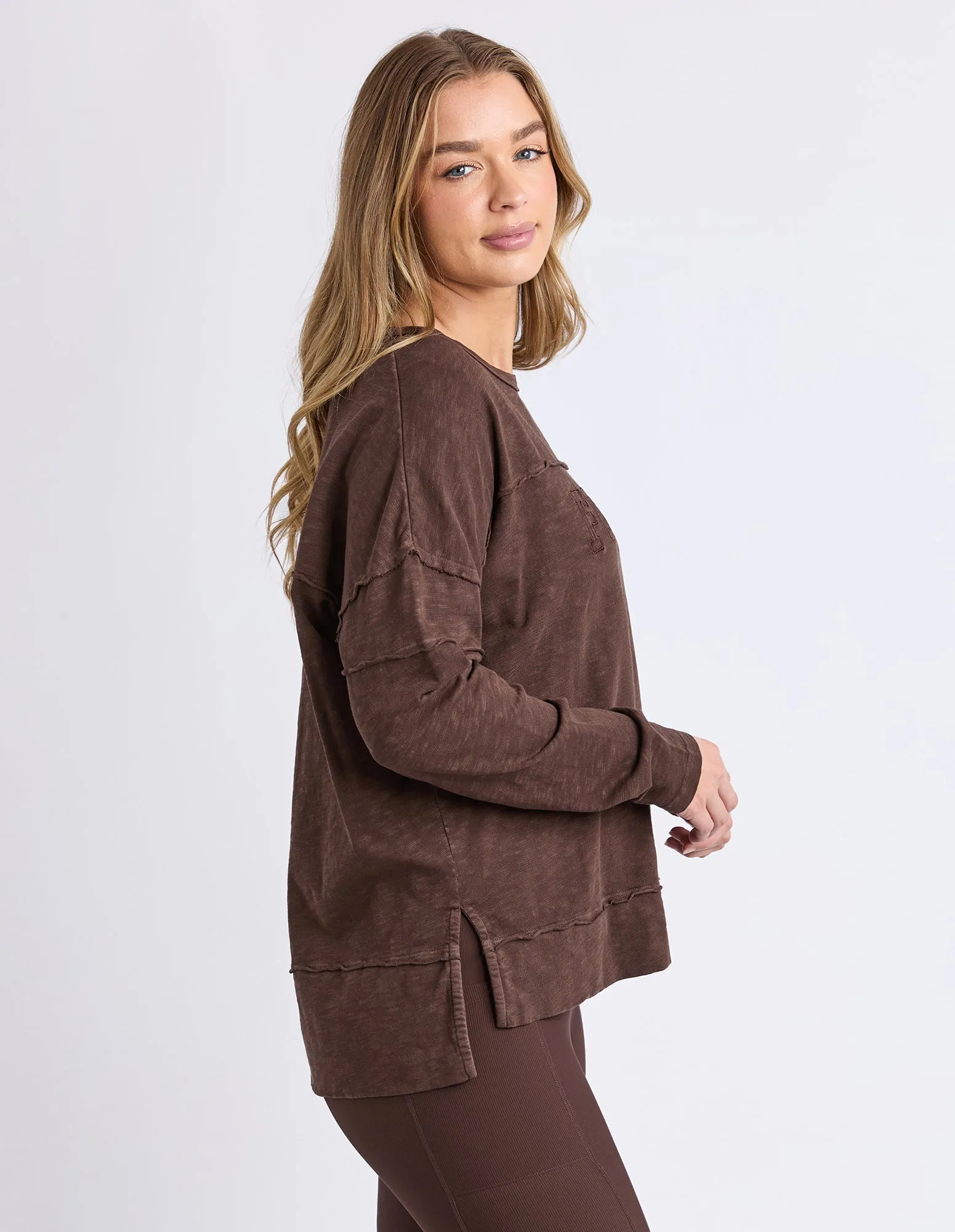 Throw On Tee Coffee Bean sold by Foxwood Clothing product image thumbnail 4