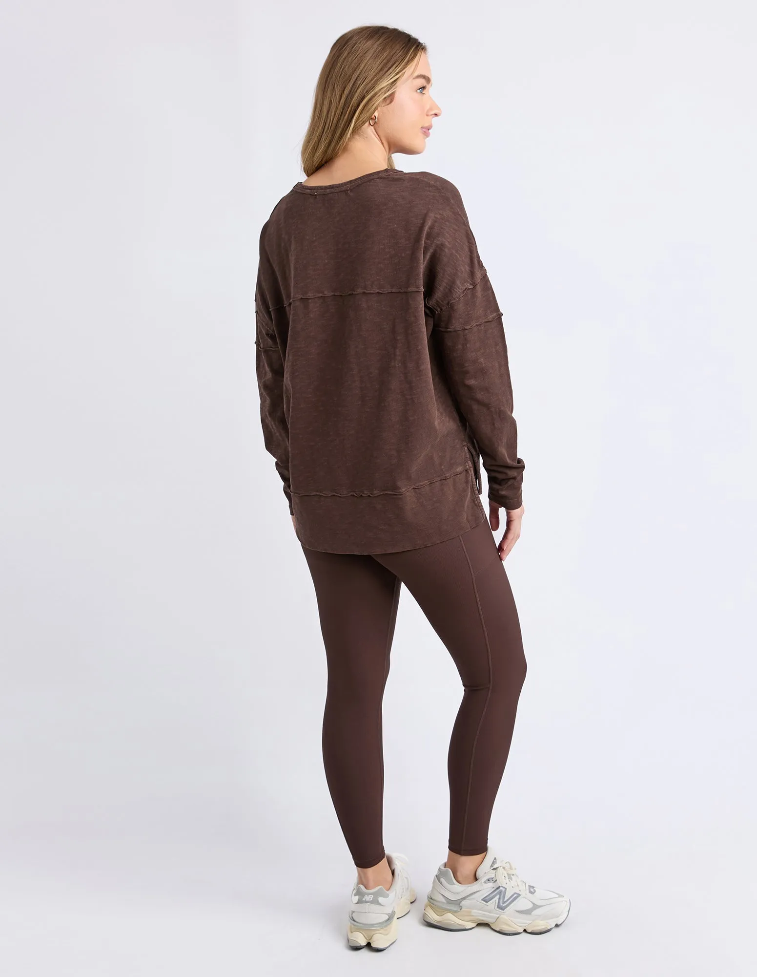 Throw On Tee Coffee Bean sold by Foxwood Clothing product image thumbnail 3