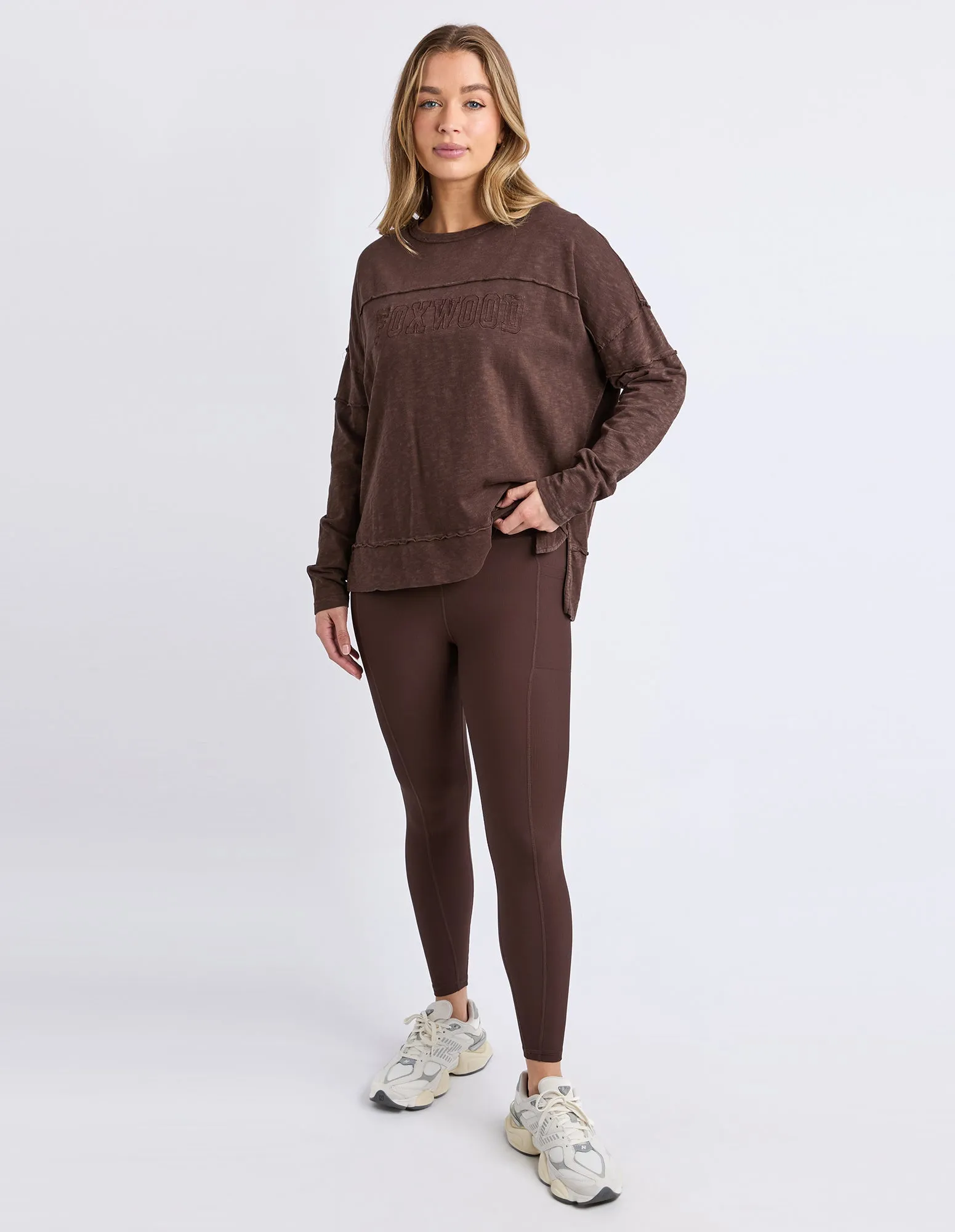 Throw On Tee Coffee Bean sold by Foxwood Clothing product image thumbnail 2