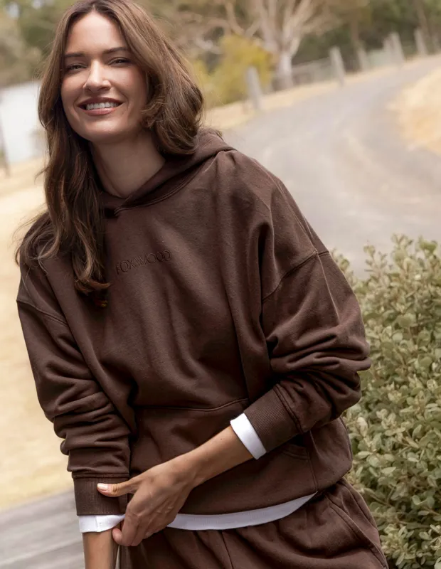 Foundation Hoodie Coffee Bean made by Foxwood Clothing