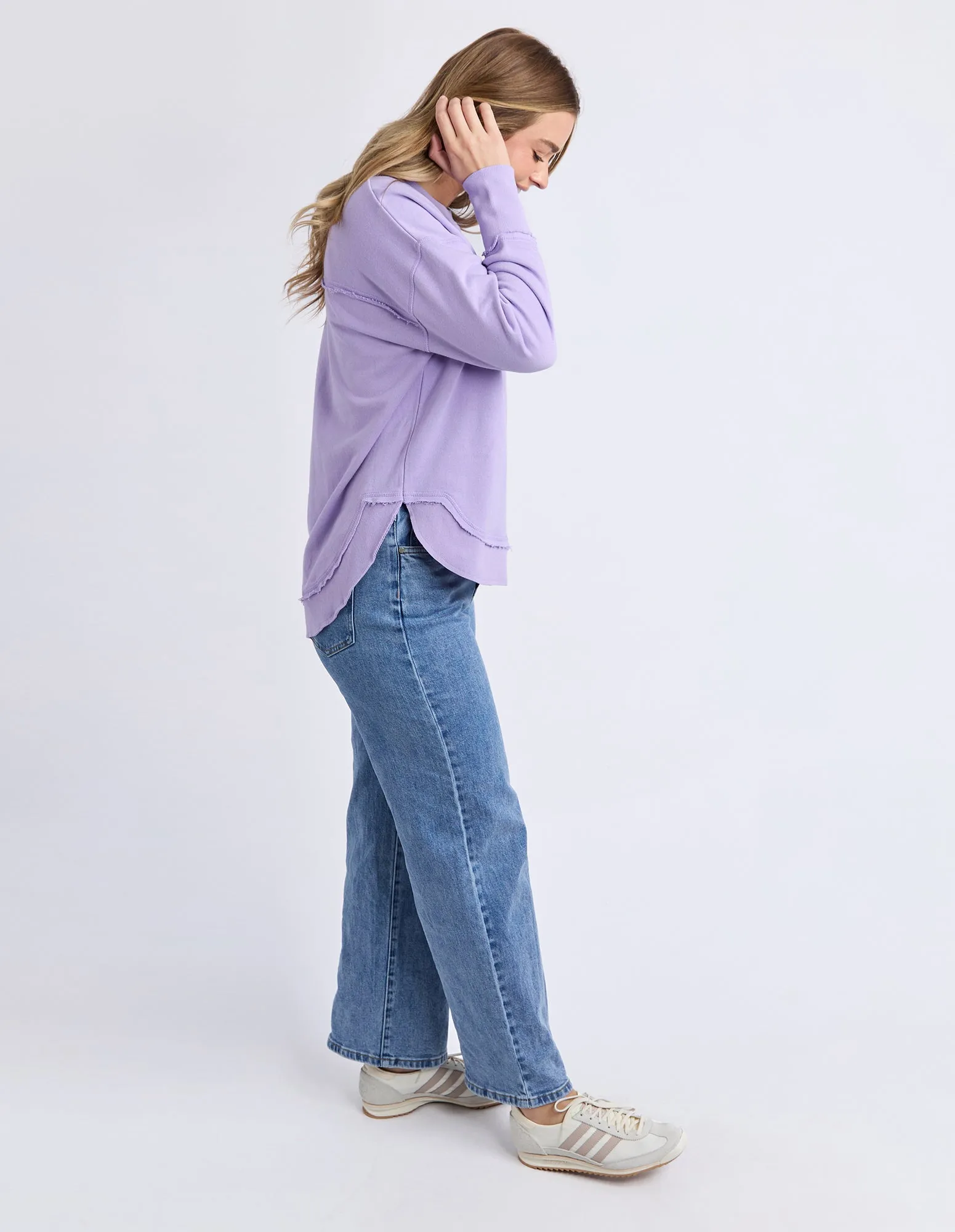 Simplified Metallic Crew Lavender sold by Foxwood Clothing product image thumbnail 5