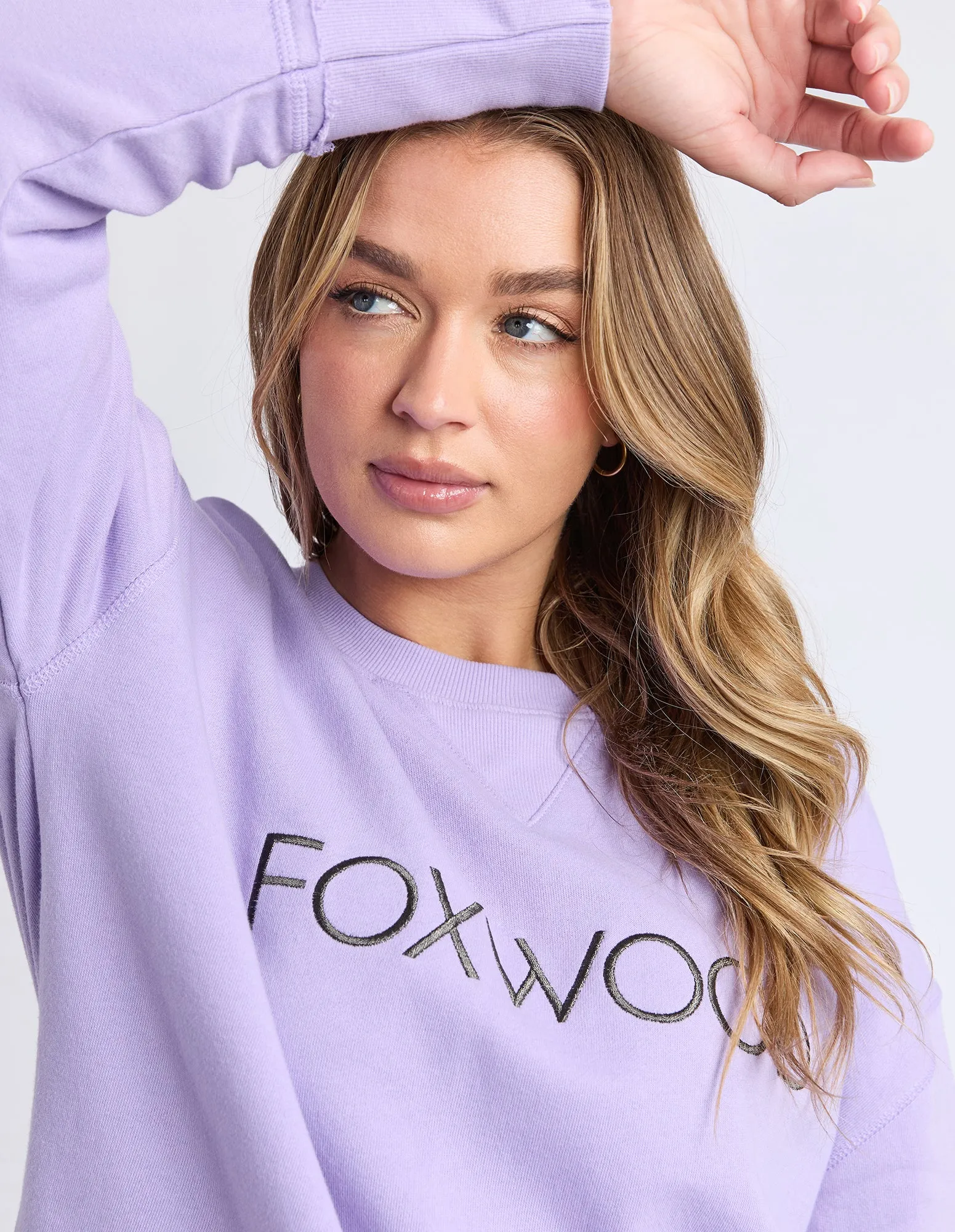 Simplified Metallic Crew Lavender sold by Foxwood Clothing product image thumbnail 4