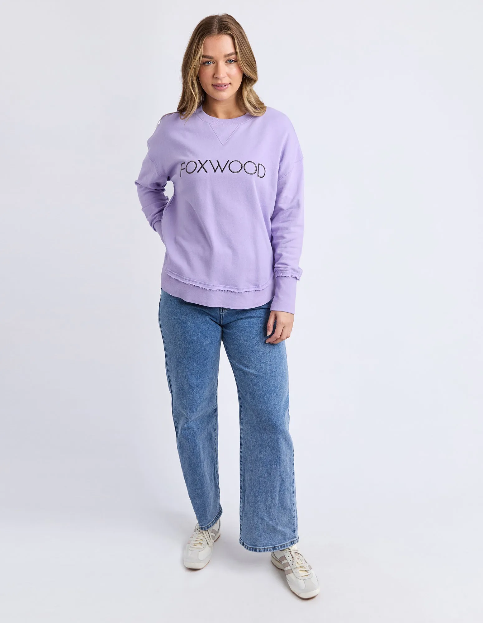 Simplified Metallic Crew Lavender sold by Foxwood Clothing product image thumbnail 3