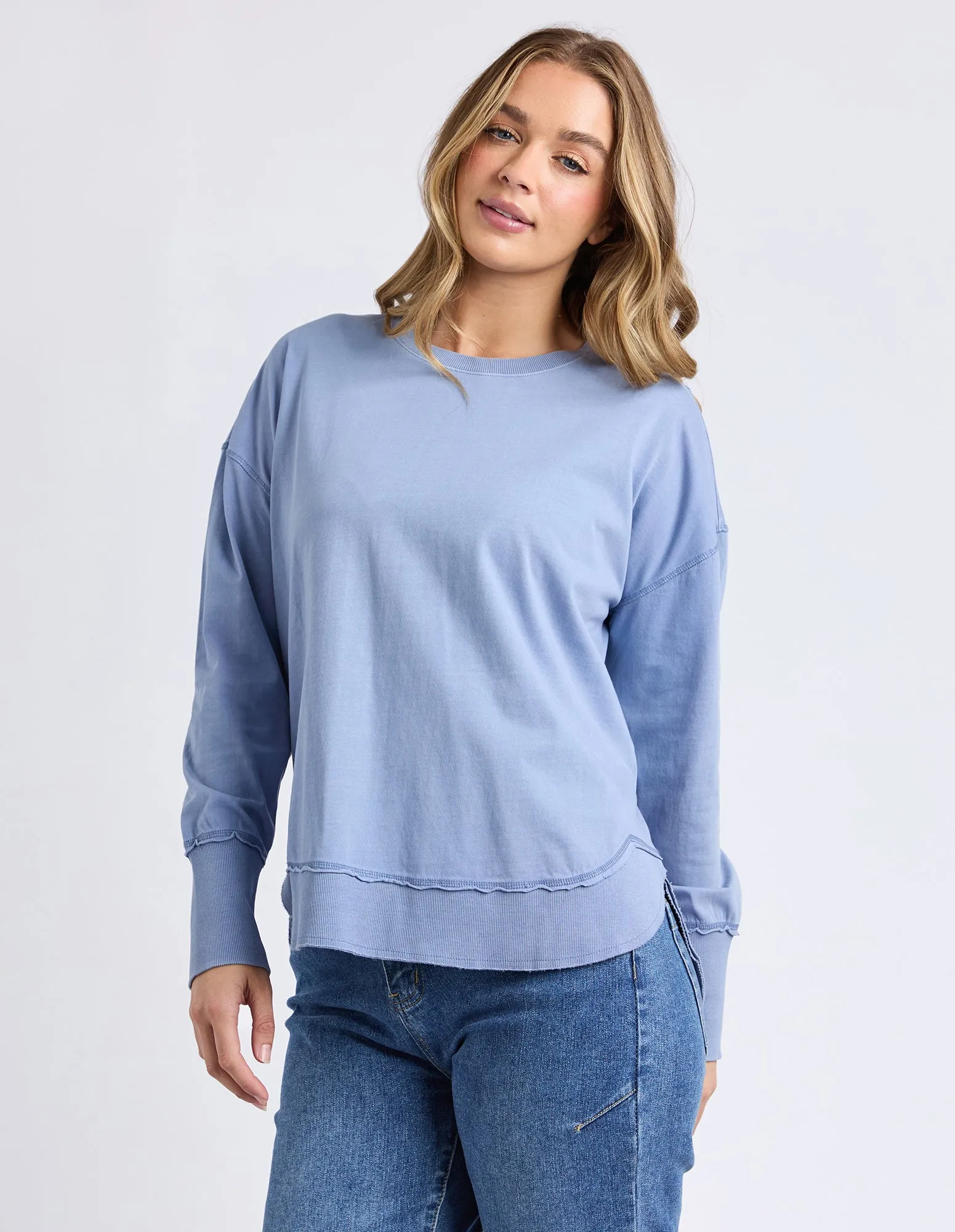 Farrah Long Sleeve Country Blue sold by Foxwood Clothing product image thumbnail 4