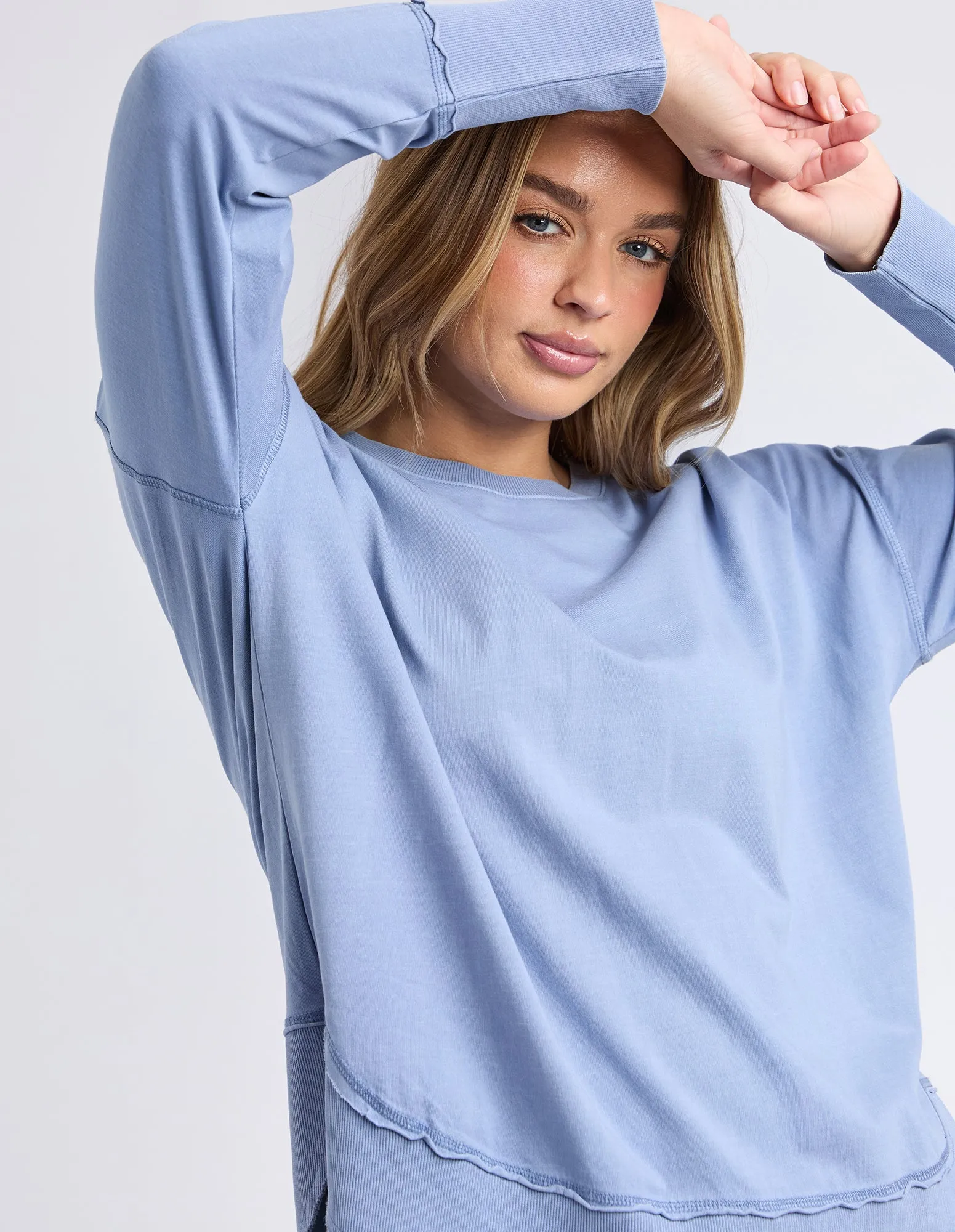 Farrah Long Sleeve Country Blue sold by Foxwood Clothing product image thumbnail 5