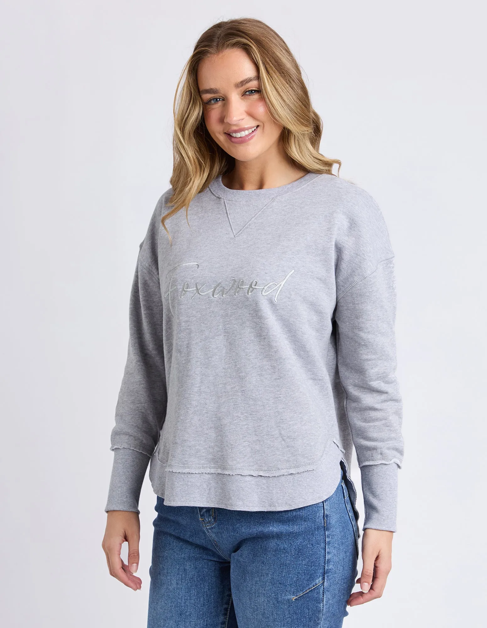 Signature Crew Grey Marle sold by Foxwood Clothing product image thumbnail 4