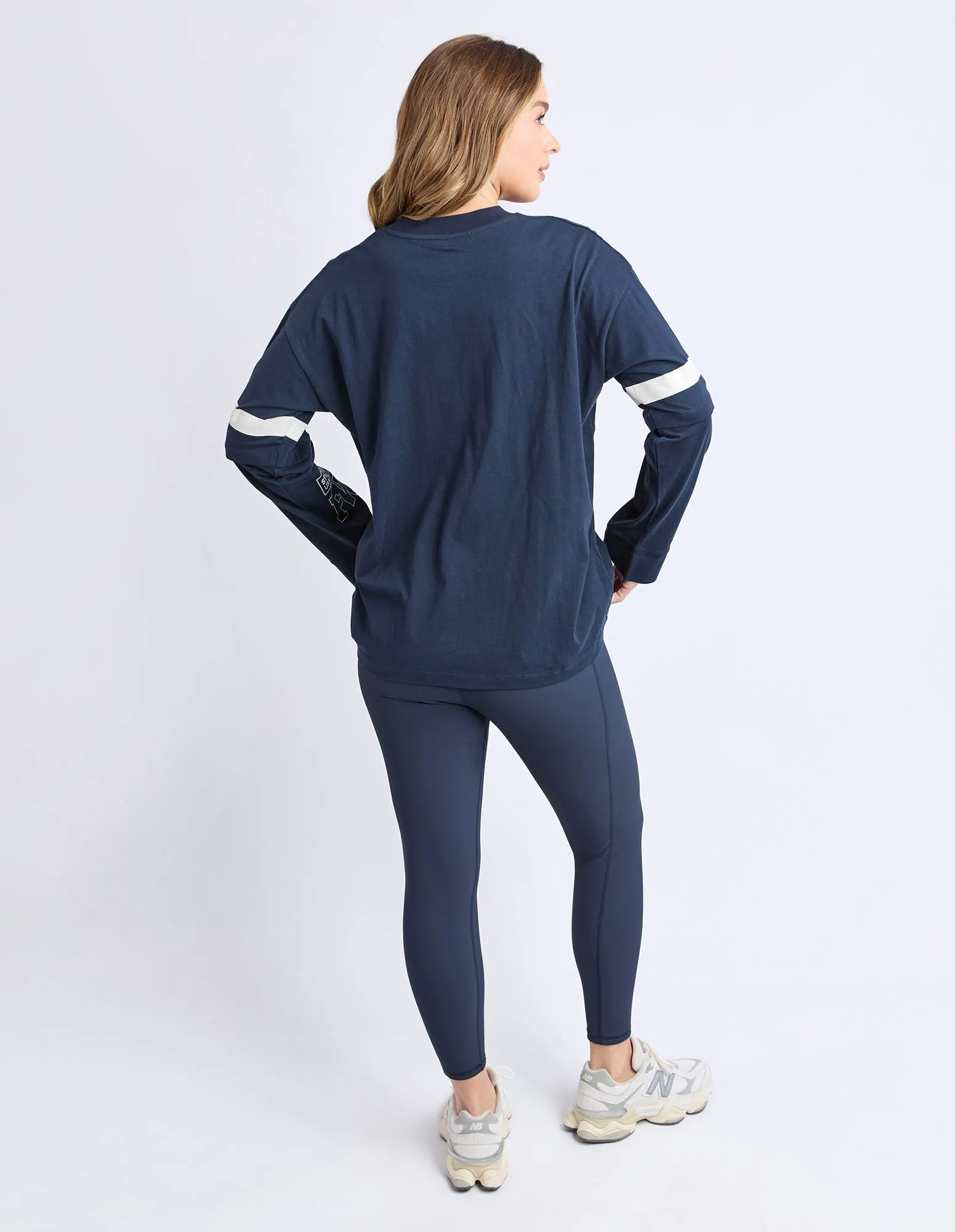 Studio Twin Tee Navy/White sold by Foxwood Clothing product image thumbnail 3