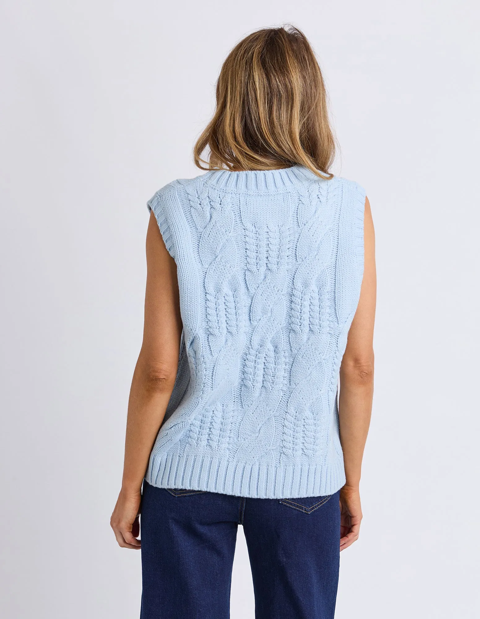 Josie Knit Top Ice Blue sold by Foxwood Clothing product image thumbnail 3