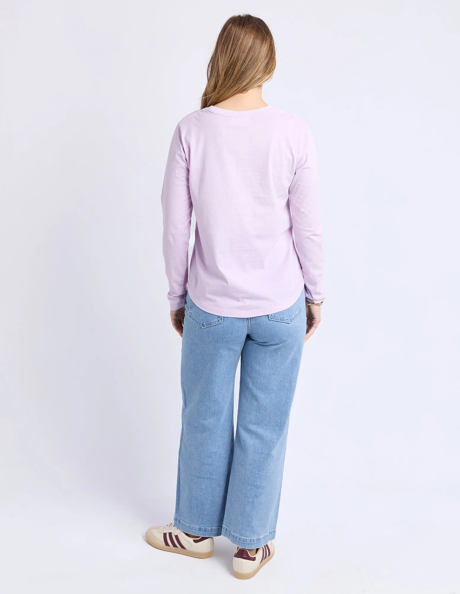 Signature Long Sleeve Tee Orchid sold by Foxwood Clothing product image thumbnail 2