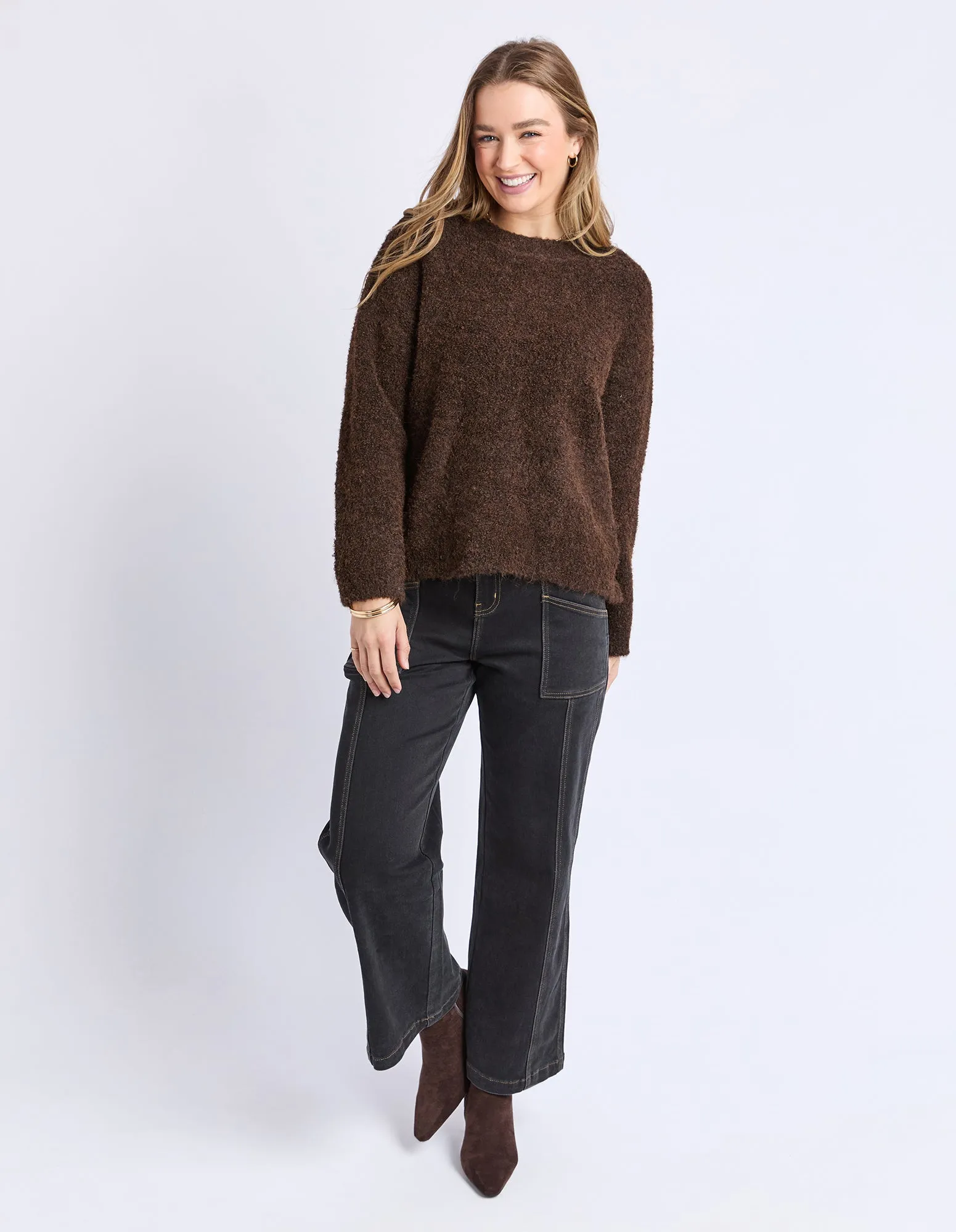 Flint Knit Crew Coffee sold by Foxwood Clothing product image thumbnail 2