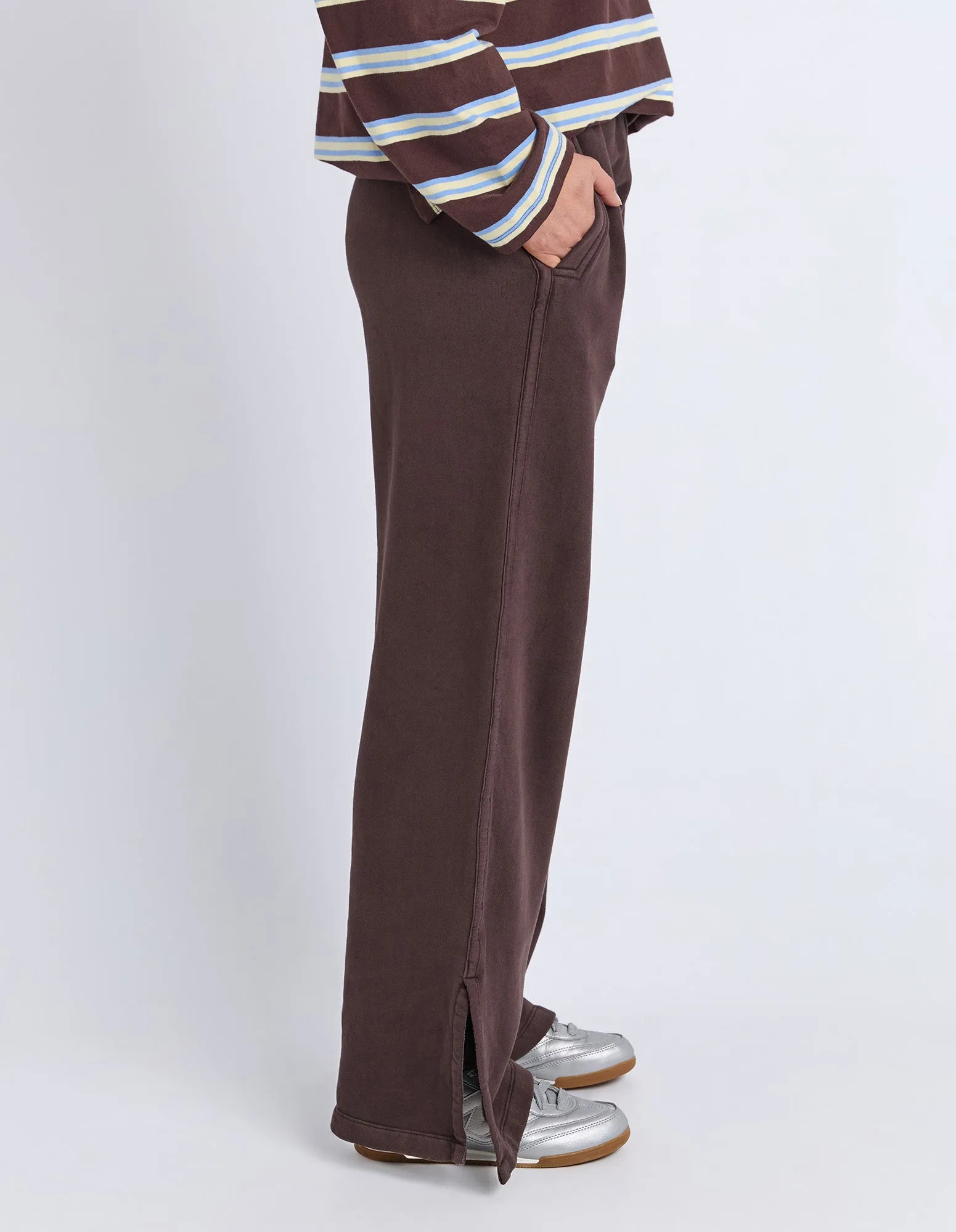 Classic Track Pant Coffee sold by Foxwood Clothing product image thumbnail 4