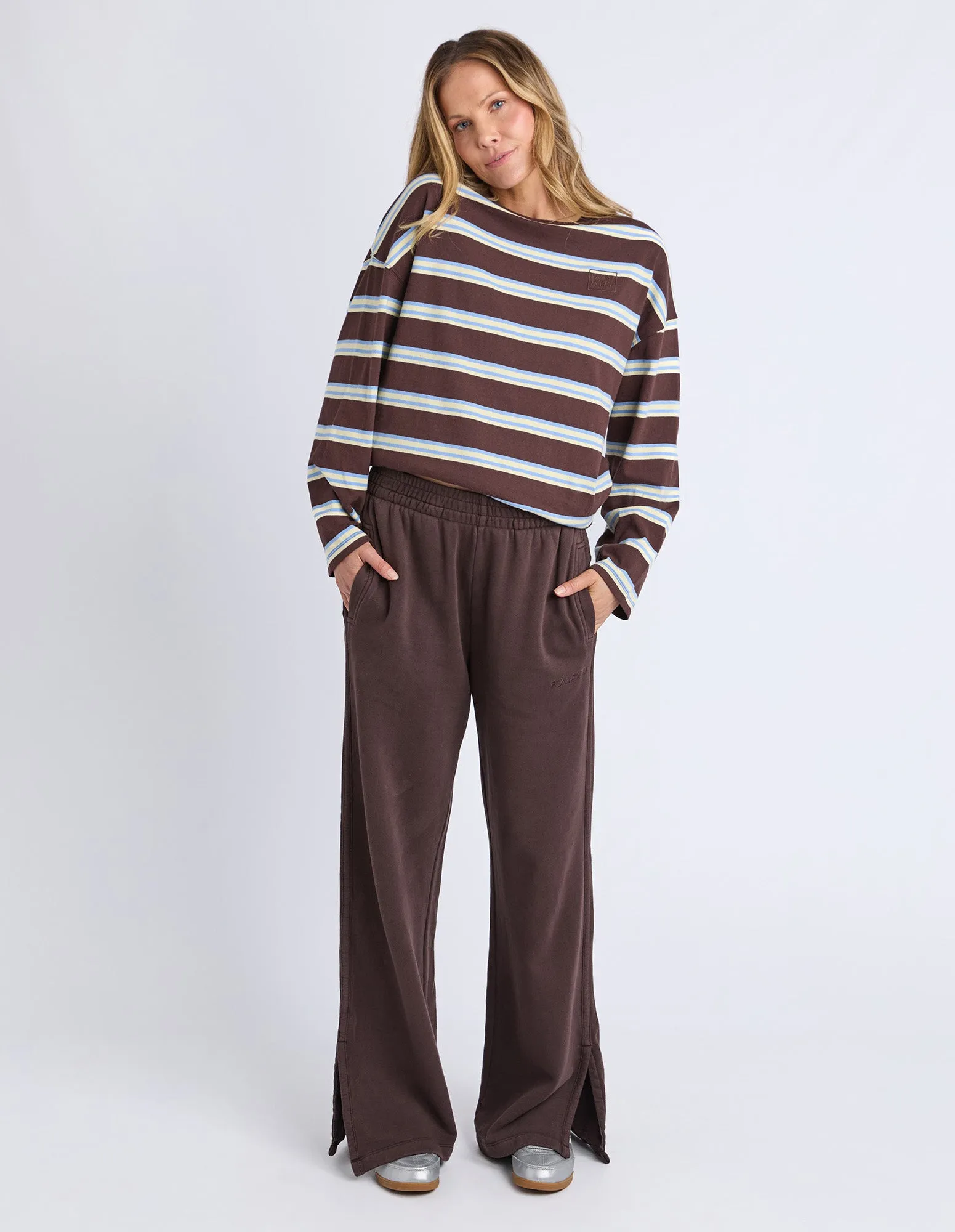 Classic Track Pant Coffee sold by Foxwood Clothing product image thumbnail 3