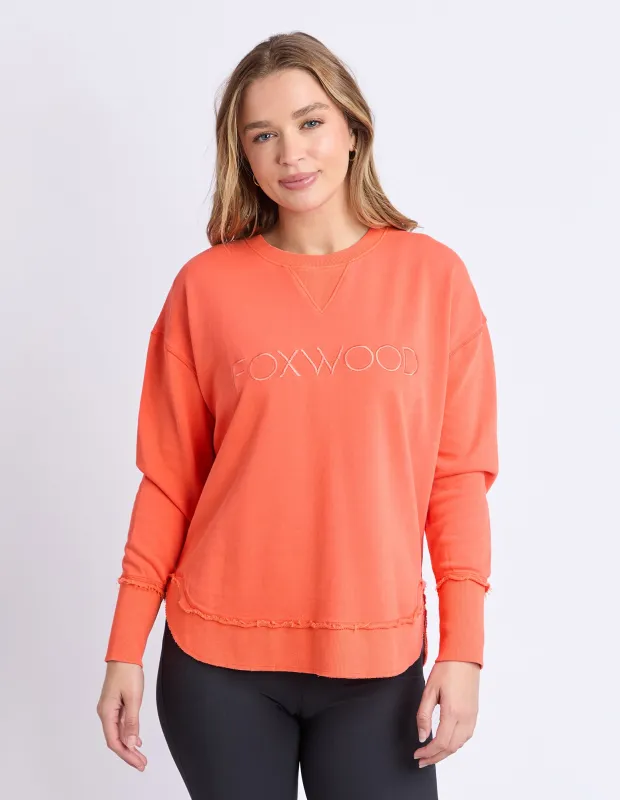 Simplified Crew Orange Red made by Foxwood Clothing