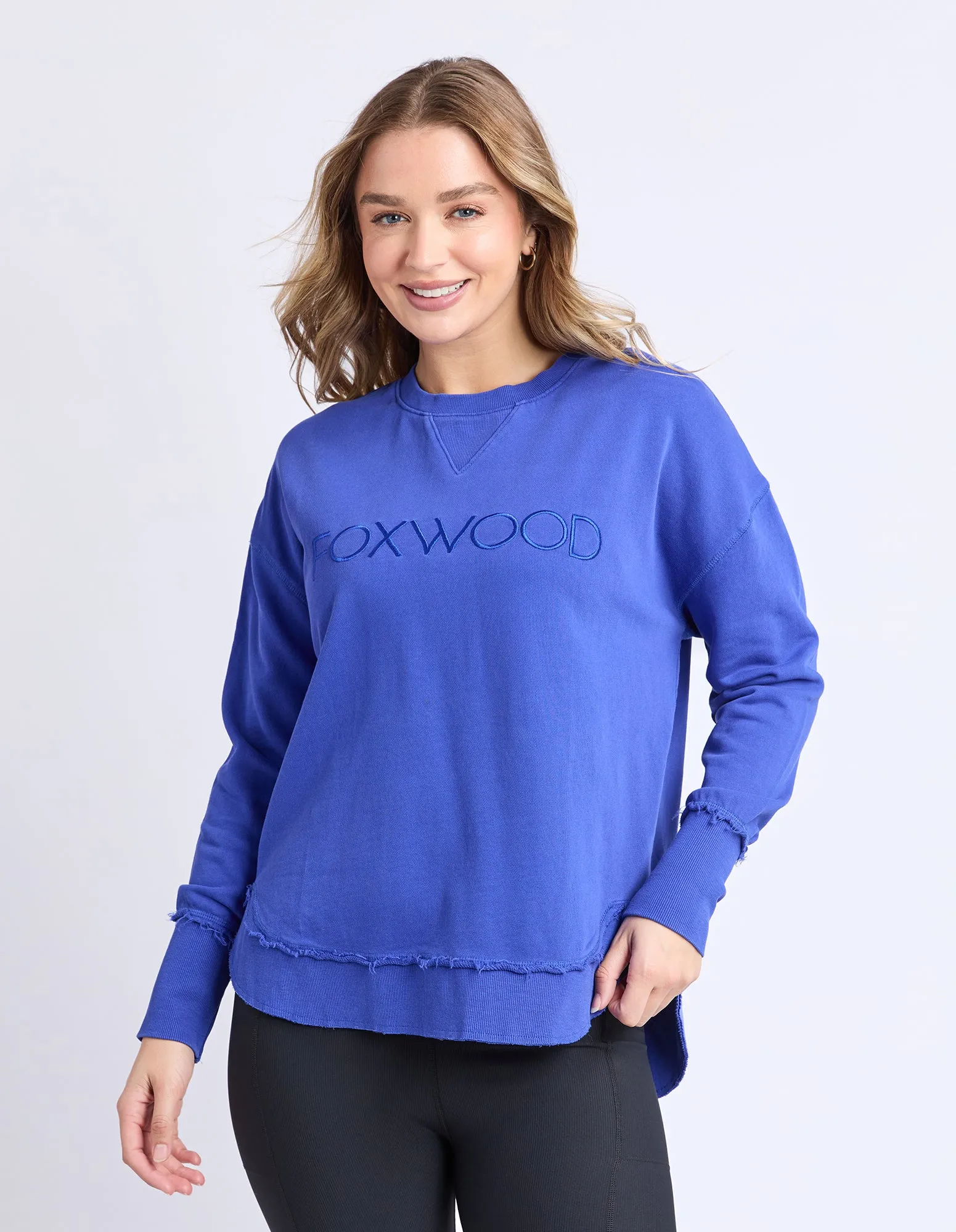 Simplified Crew Dazzling Blue sold by Foxwood Clothing