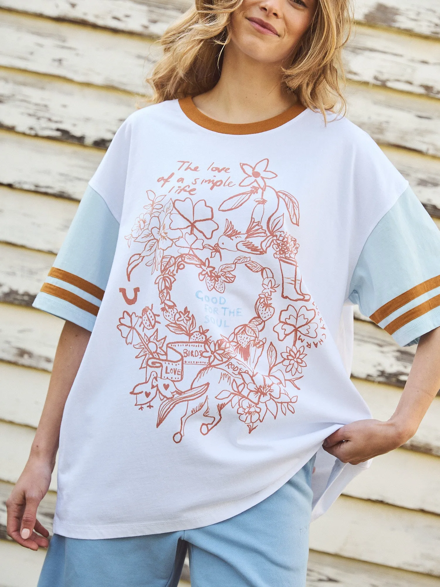 Lucky Charm Tee White sold by Foxwood Clothing product image thumbnail 5