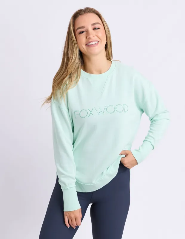 Simplified Crew Pale Mint made by Foxwood Clothing