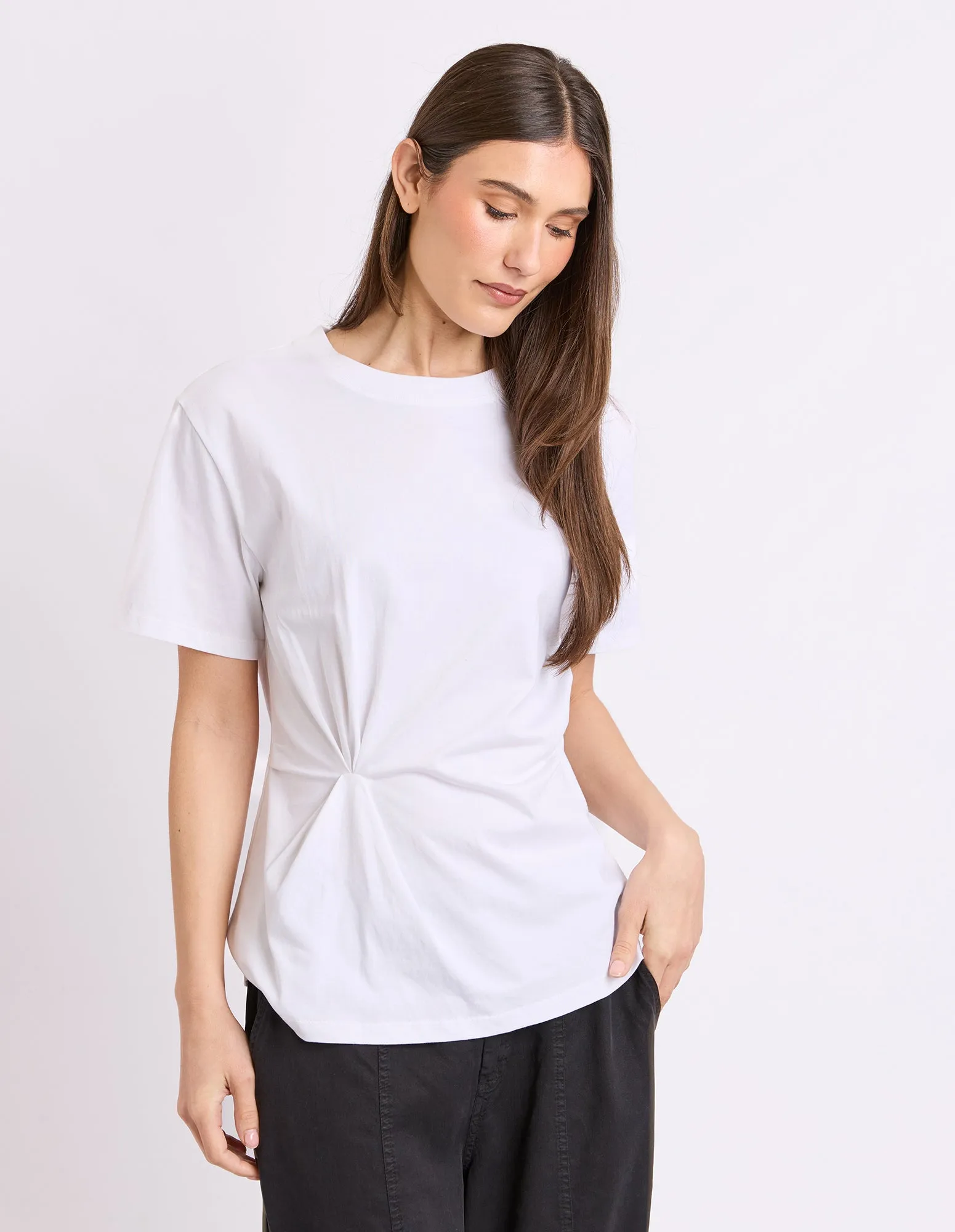 Tied Tee White sold by Foxwood Clothing product image thumbnail 5