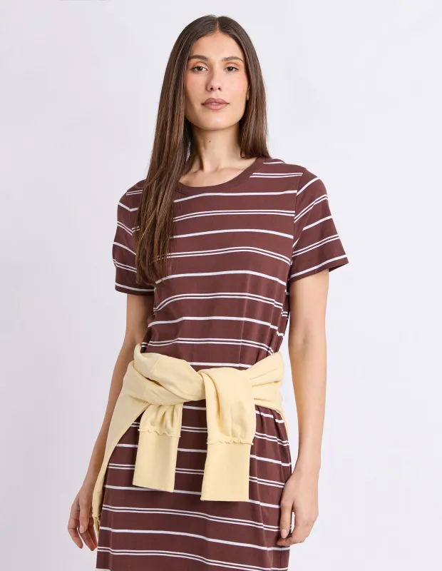 Jessa Dress Chocolate made by Foxwood Clothing