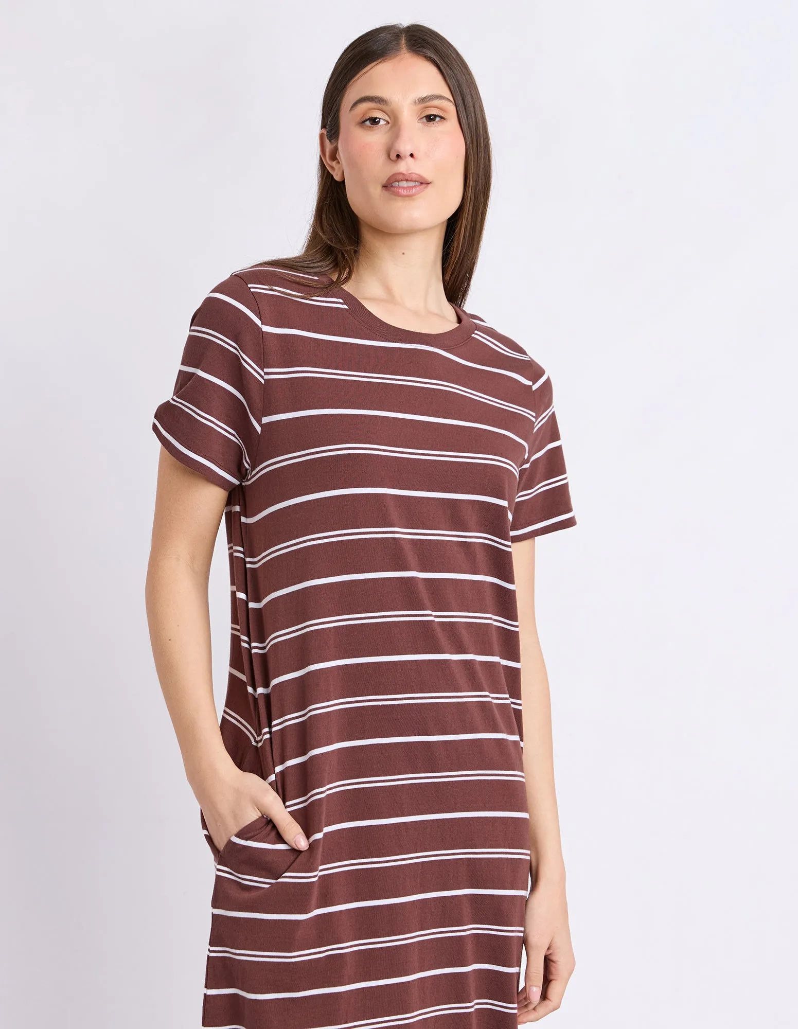 Jessa Dress Chocolate sold by Foxwood Clothing product image thumbnail 4