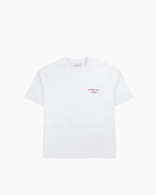 High On Love - T-Shirt - White sold by Highkuna