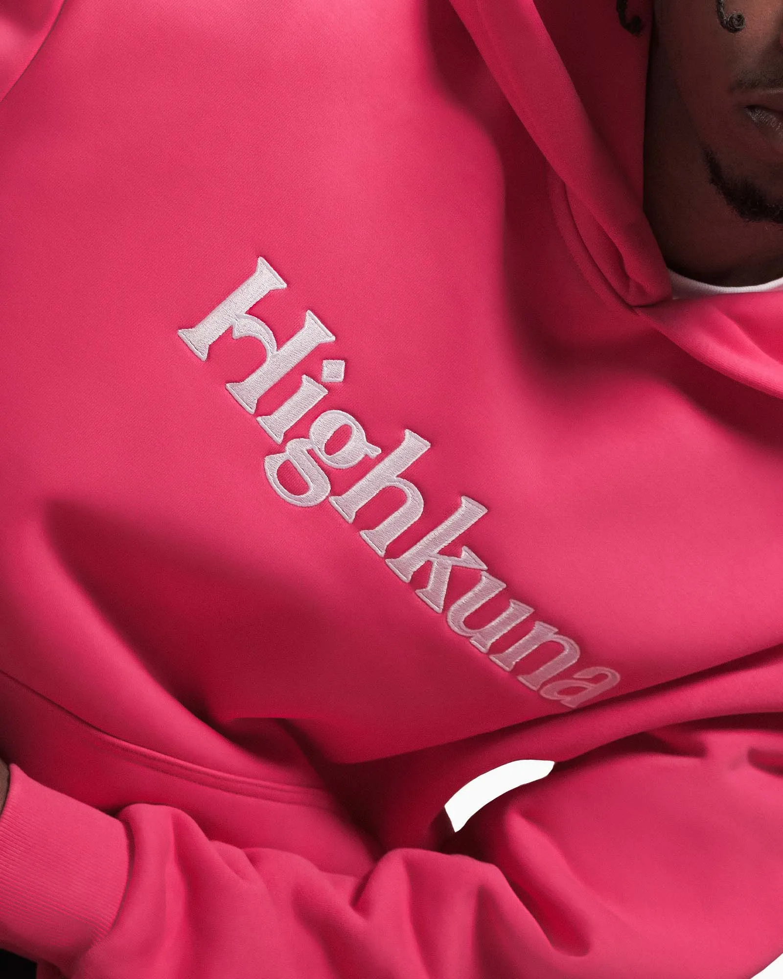 Hoodie - Pink/White sold by Highkuna product image thumbnail 3