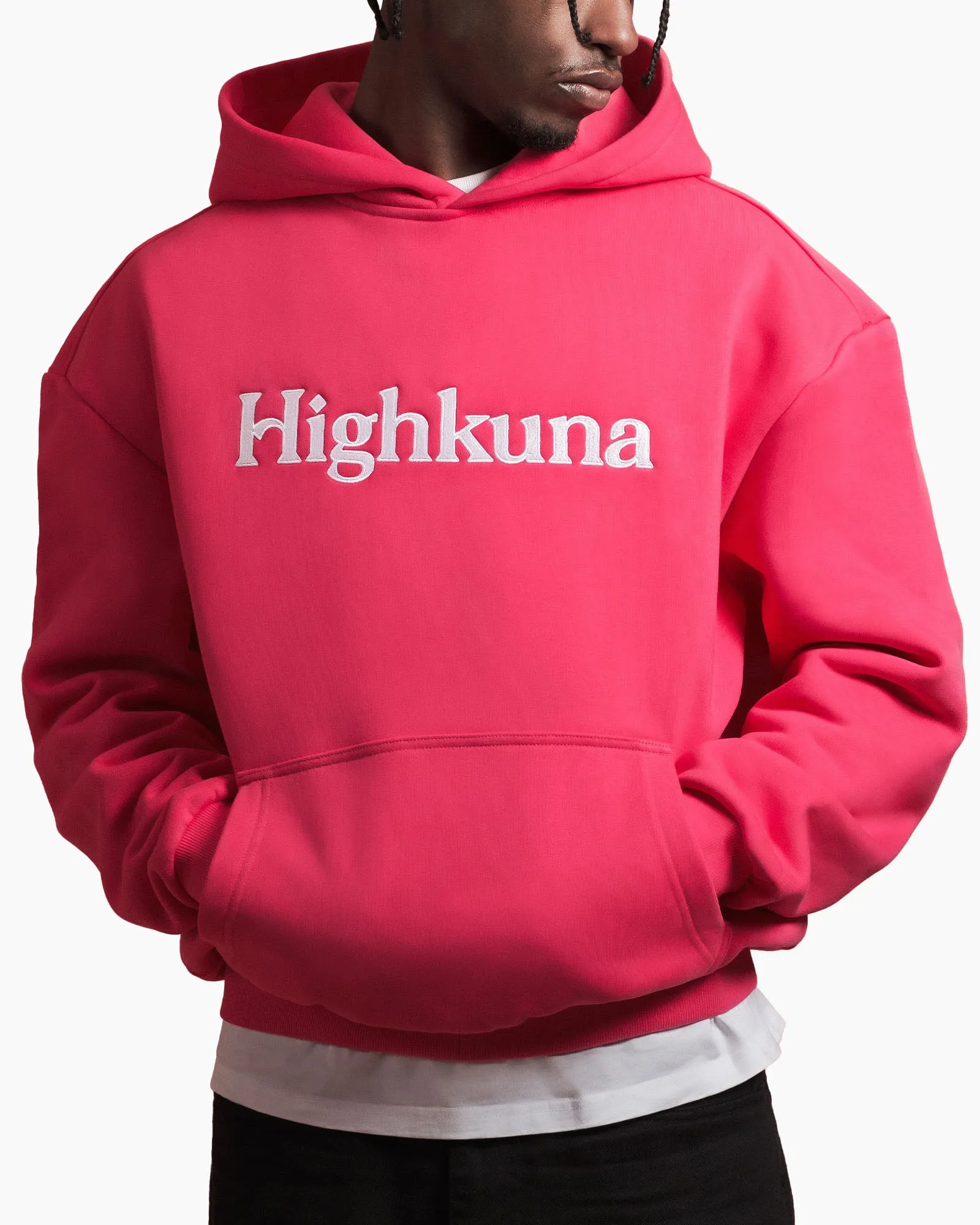Hoodie - Pink/White sold by Highkuna product image thumbnail 2